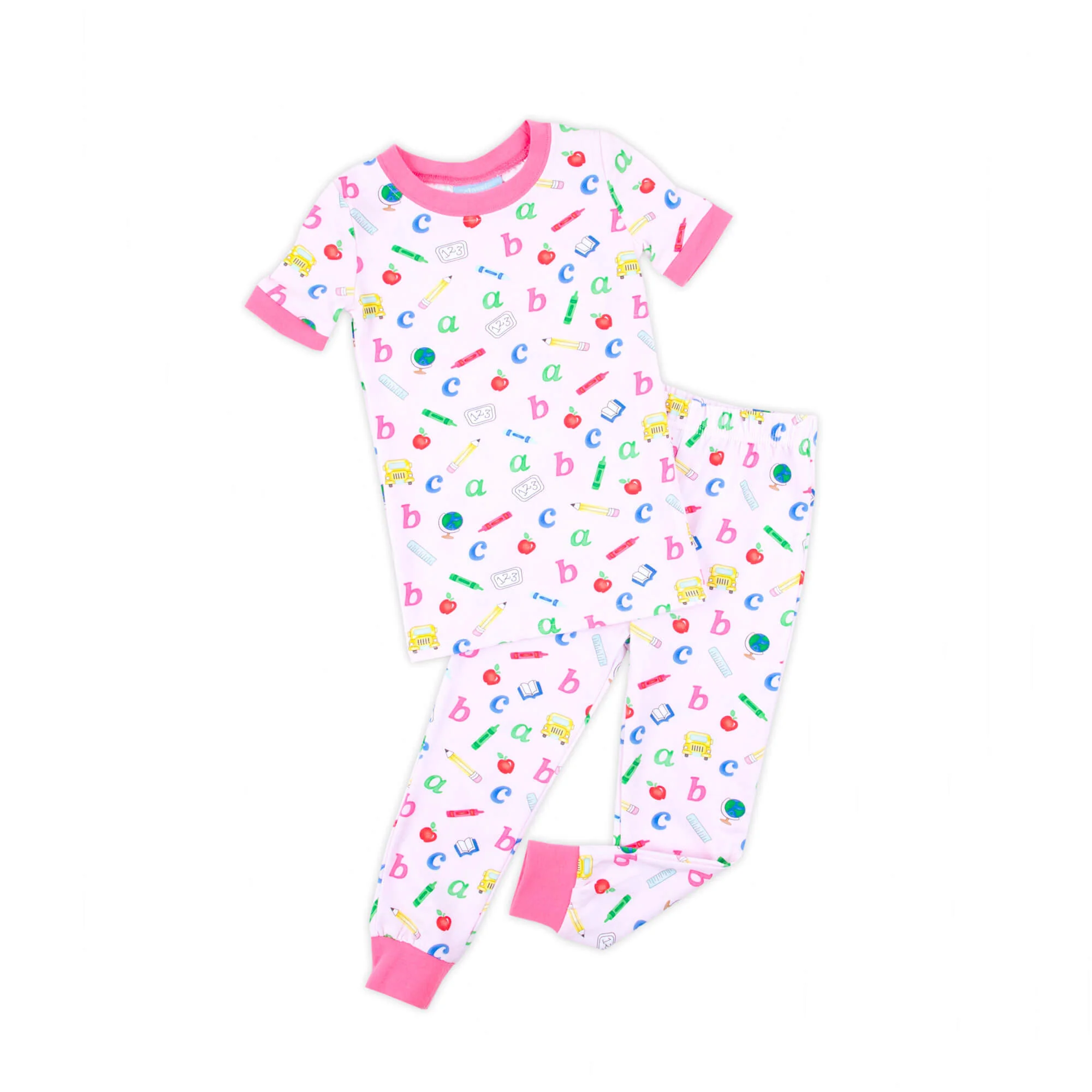 Easy as ABC Pink Pajamas - Image 3