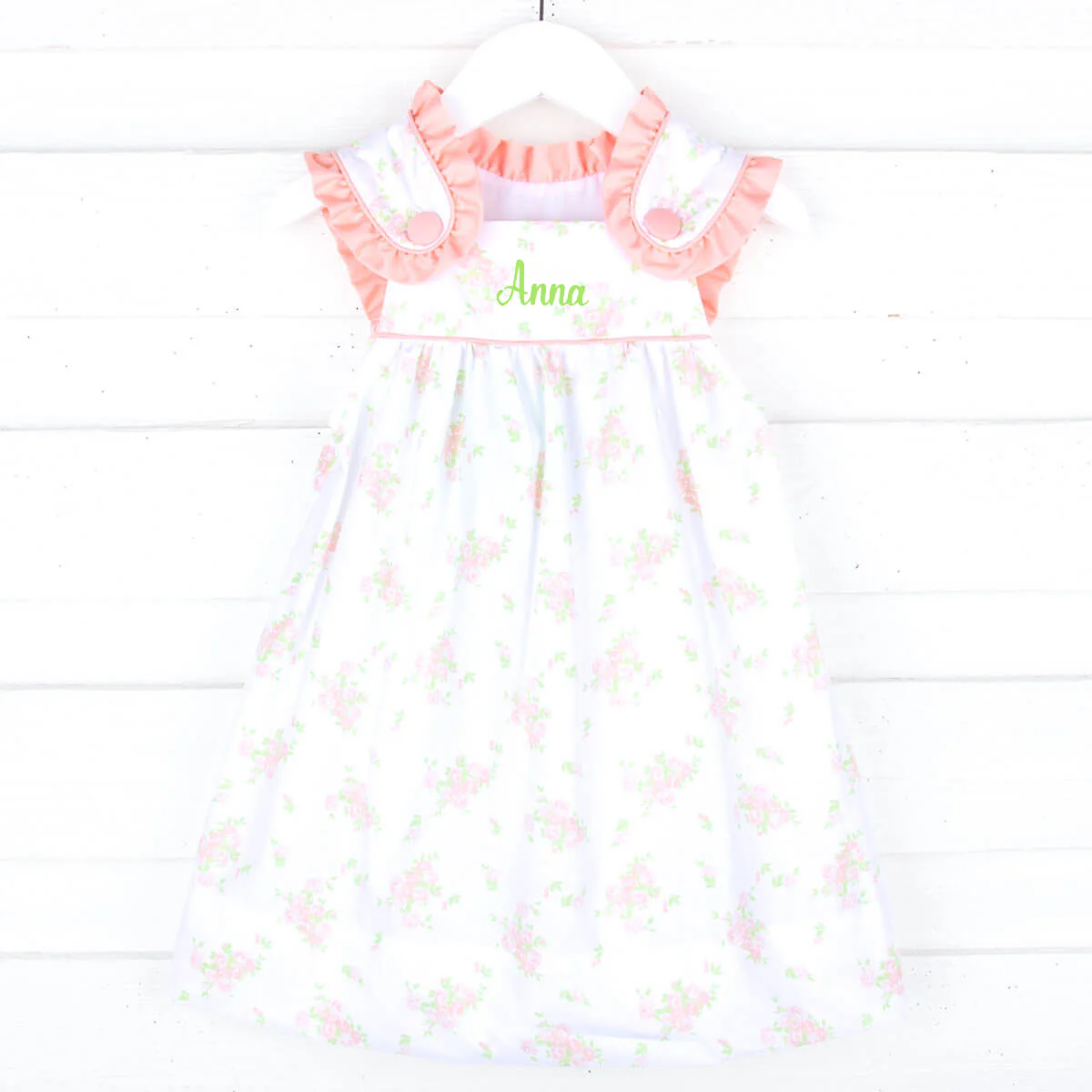 Eden Garden Peach Lulu Dress - Image 2