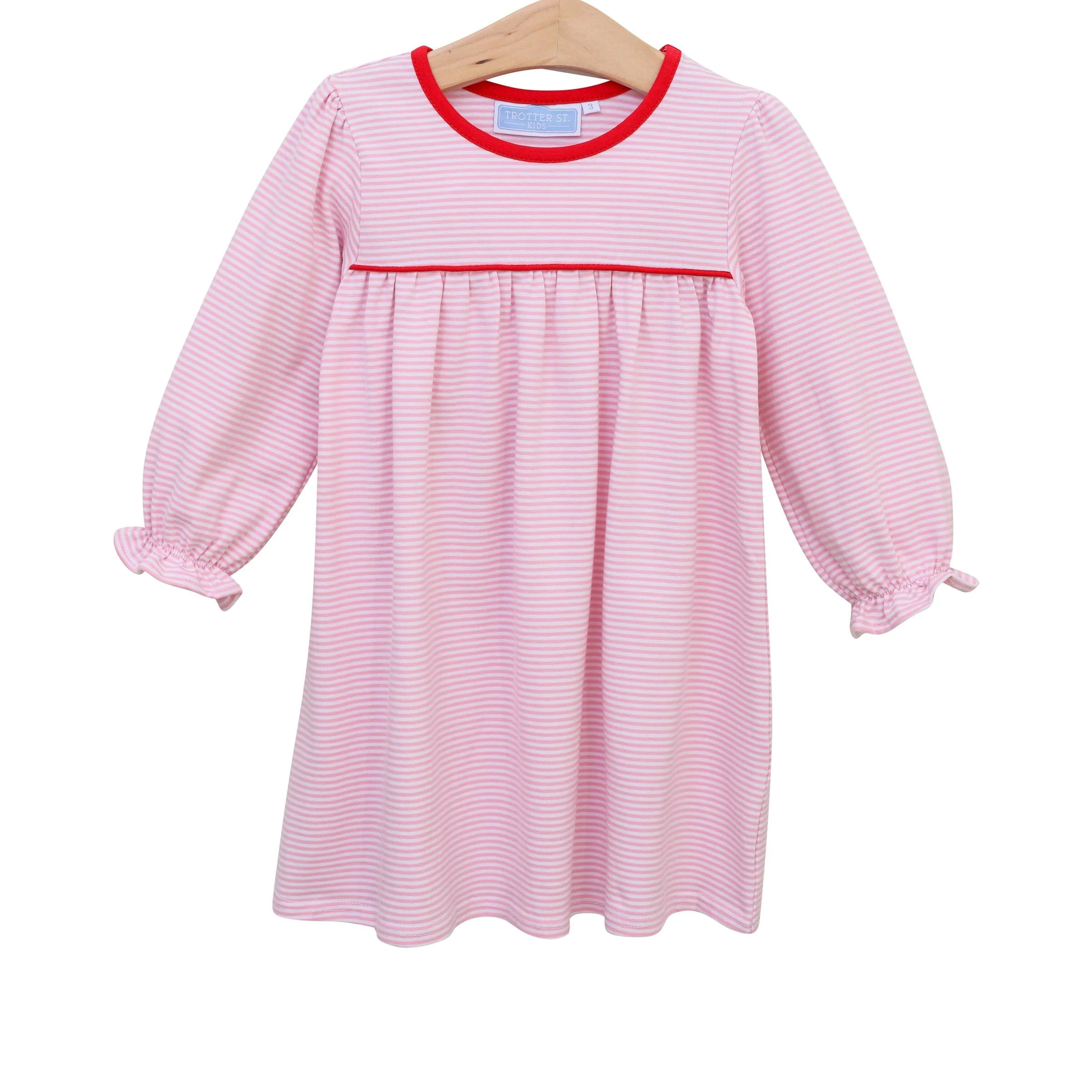 Ellie Long Sleeve Stripe Knit Dress - Image 2