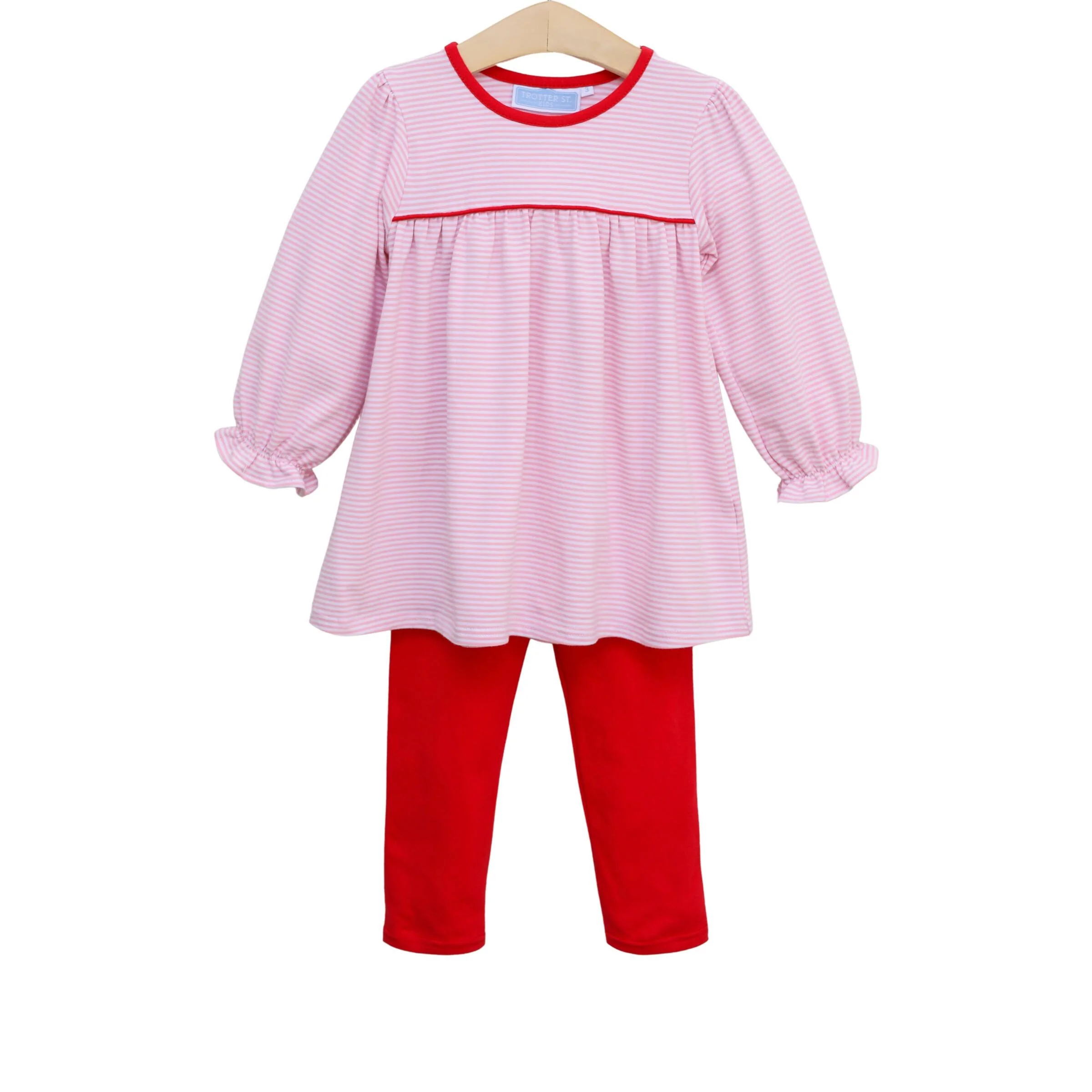 Ellie Long Sleeve Stripe Knit Legging Set - Image 3