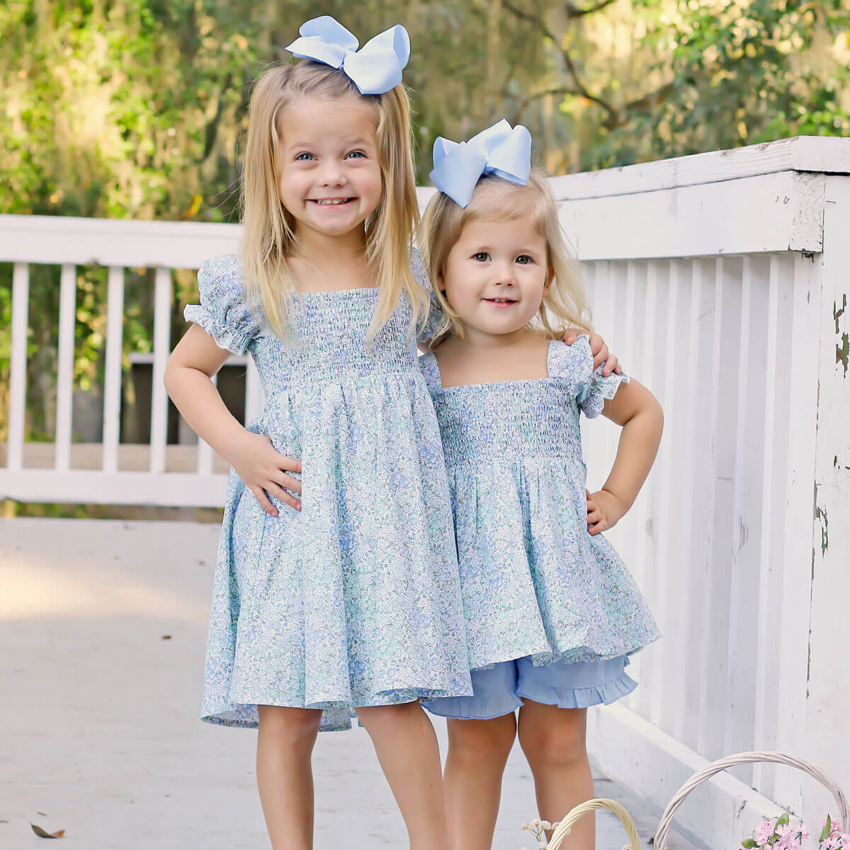 Enchanted Floral Smocked Hannah Short Set - Image 6