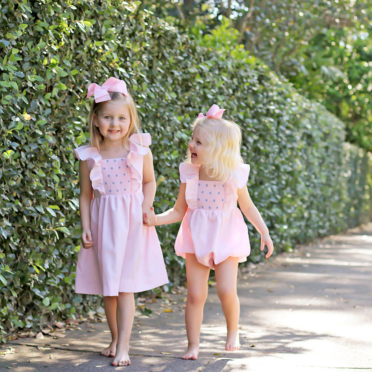 Pink Stripe Smocked Hannah Dress - Image 8