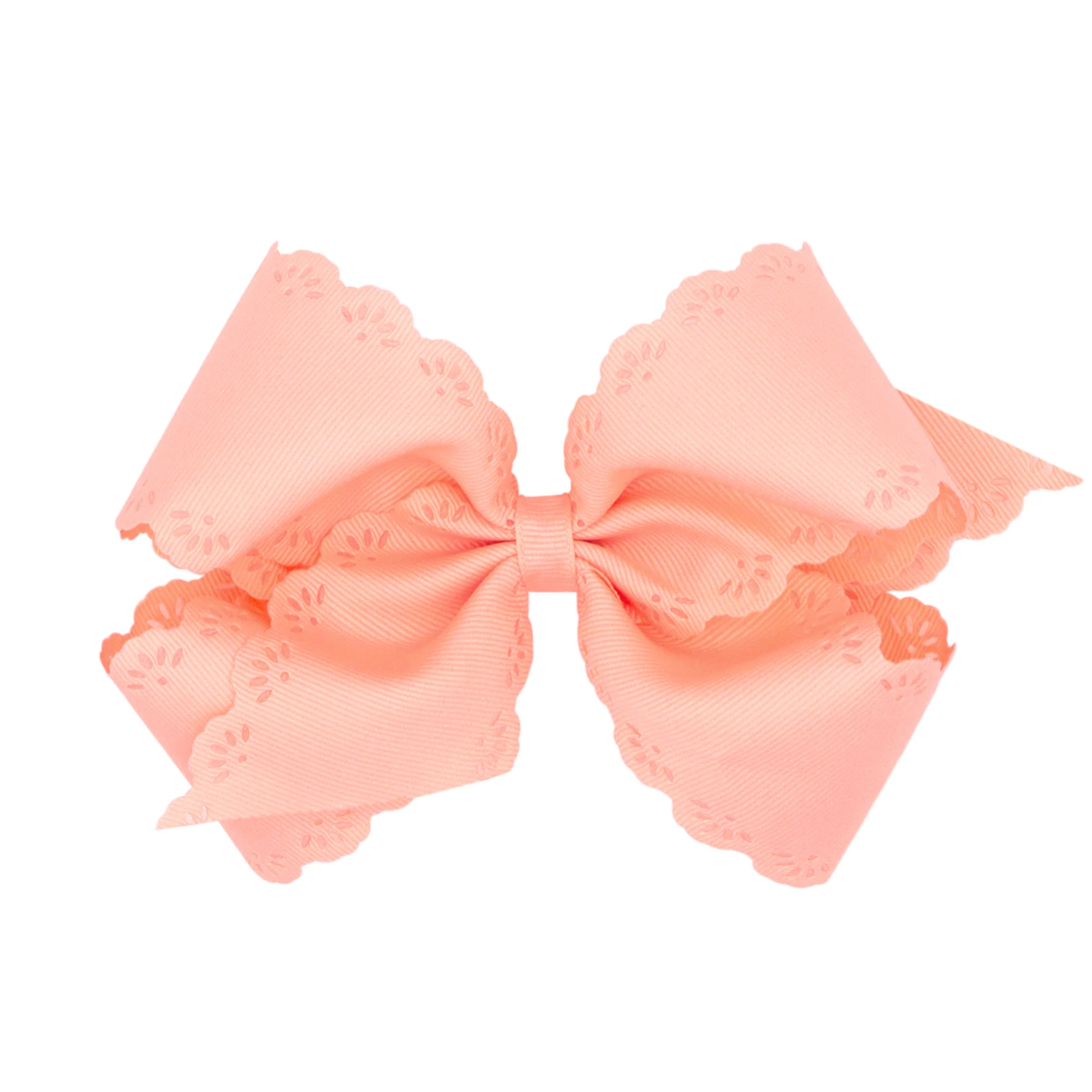 Eyelet Embossed Grosgrain Bow - Image 6