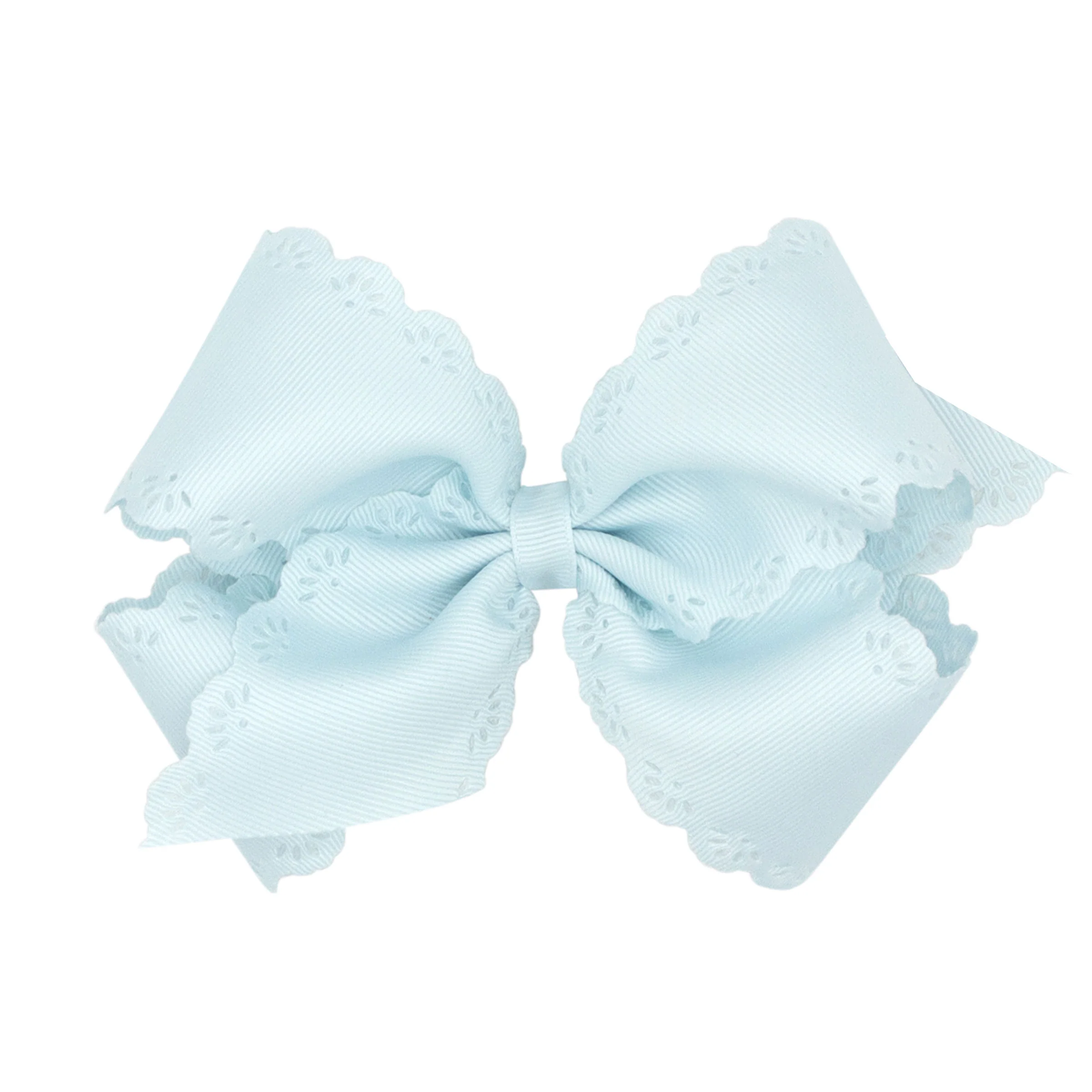 Eyelet Embossed Grosgrain Bow - Image 7