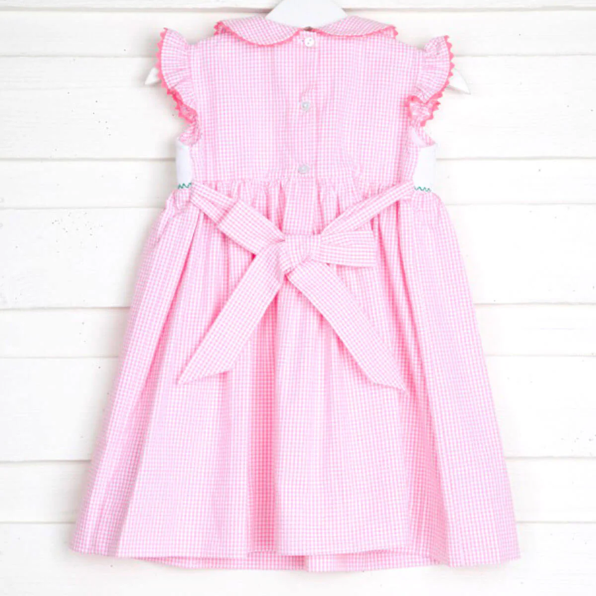 Fairytale Smocked Pink Dress - Image 2