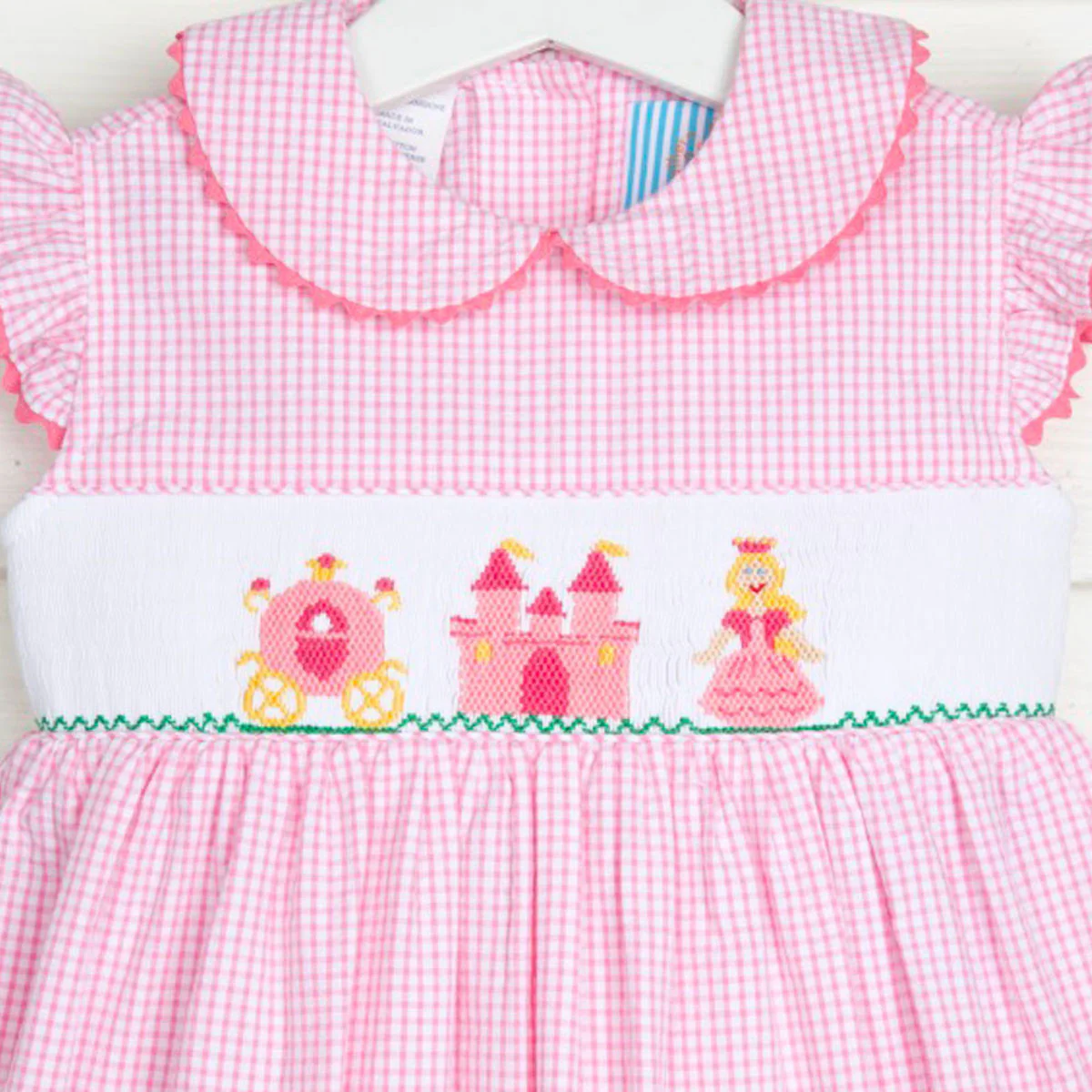 Fairytale Smocked Pink Dress - Image 3