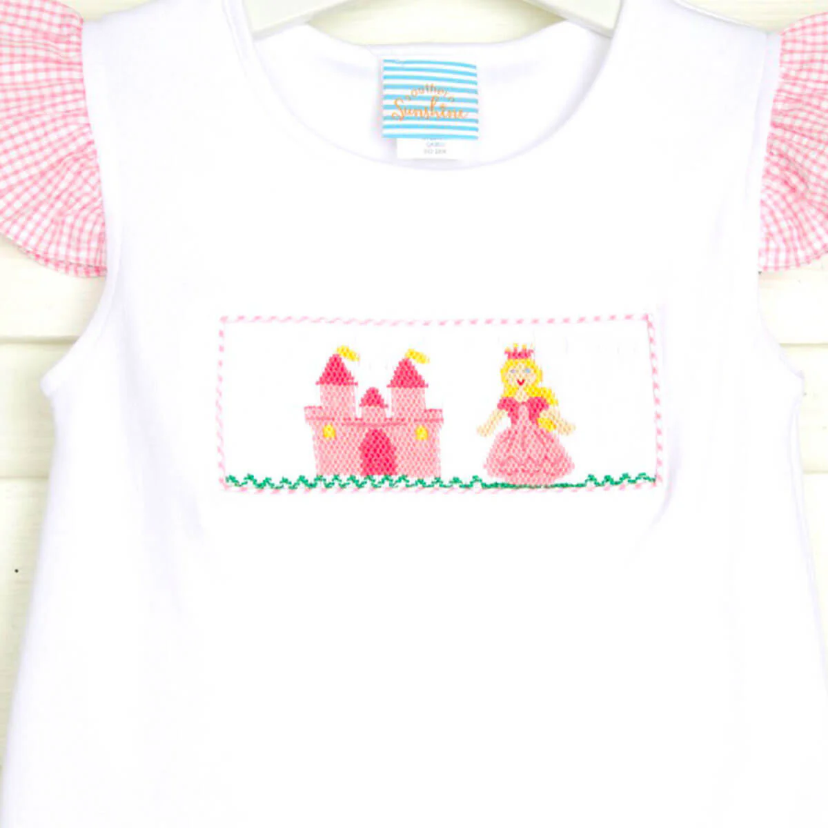 Fairytale Smocked Pink Short Set - Image 2
