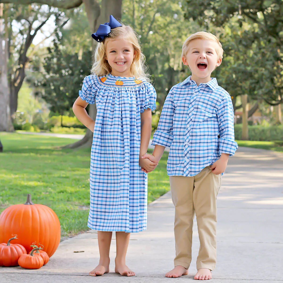 Blue Plaid Button Down Shirt - Image 5