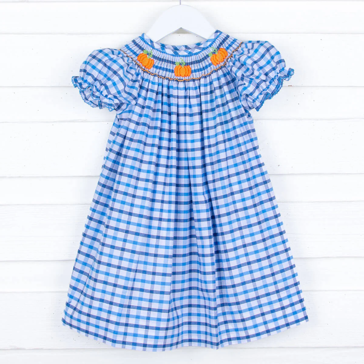 Fall Is In The Air Smocked Dress - Image 2