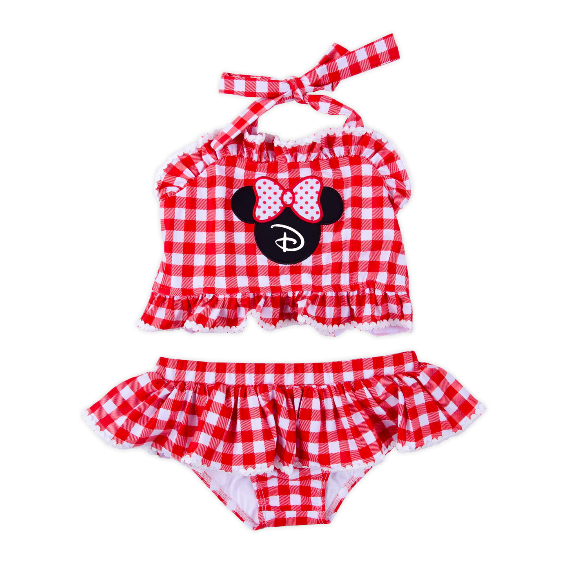 Red Mouse Ears Two Piece Swimsuit - Image 2