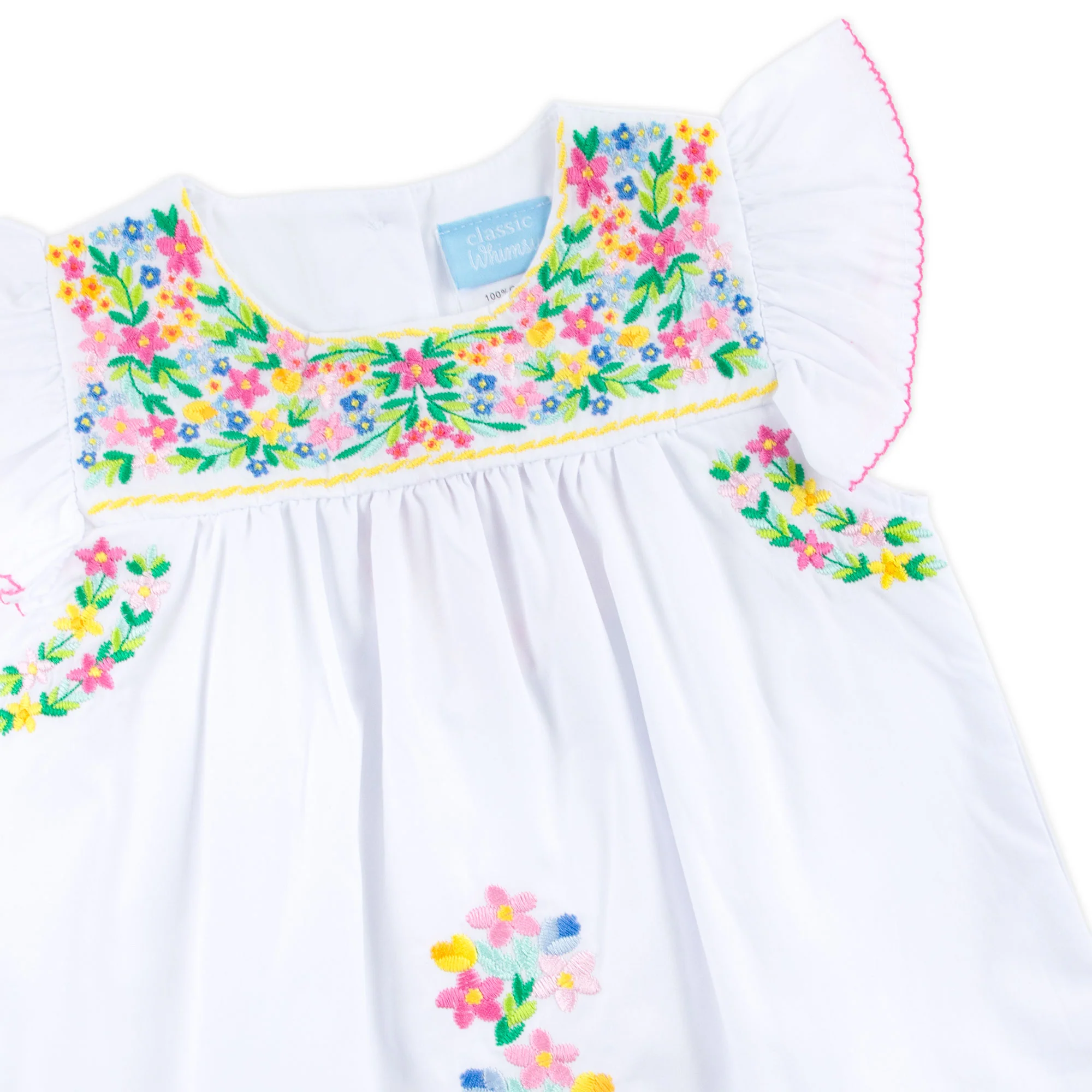 Colorful Embroidered Beach Dress - Image 5