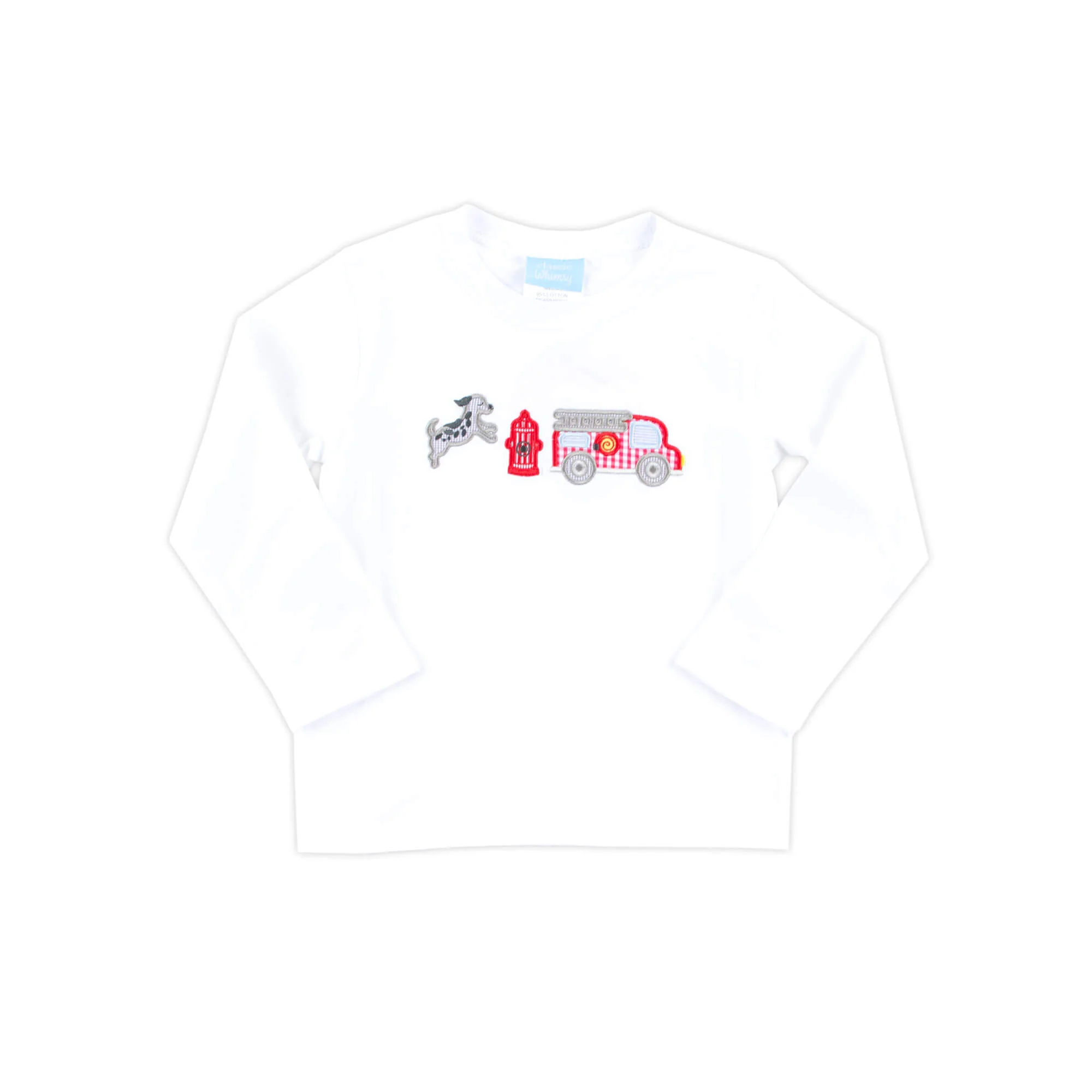 Firefighter White Long Sleeve Shirt - Image 2
