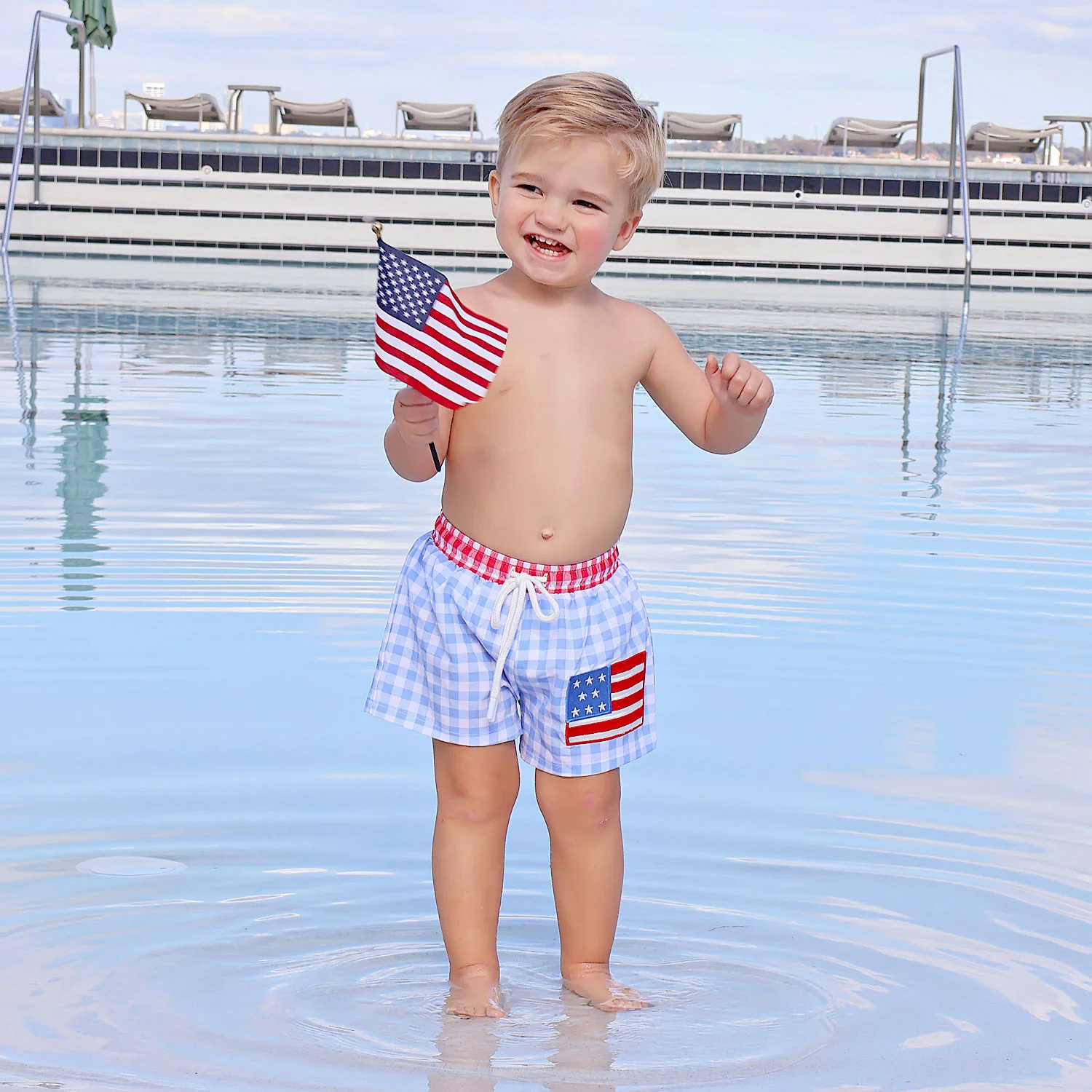 Americana Swim Trunks - Image 3
