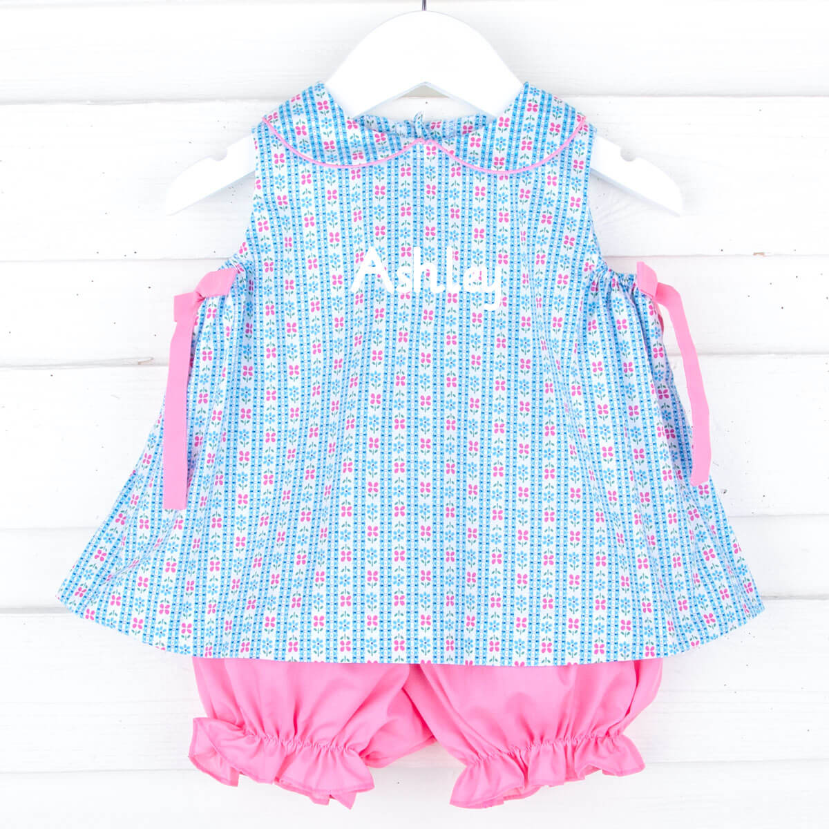 Floral Turquoise Grace Bloomer Set - Image 2