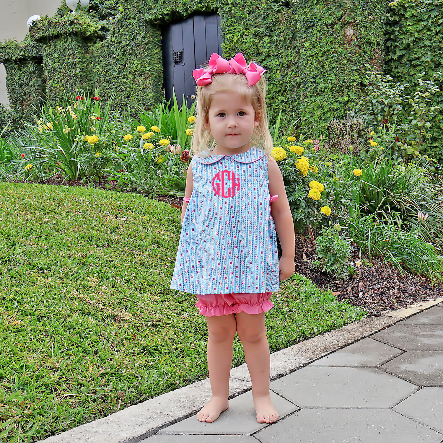 Floral Turquoise Grace Bloomer Set - Image 5