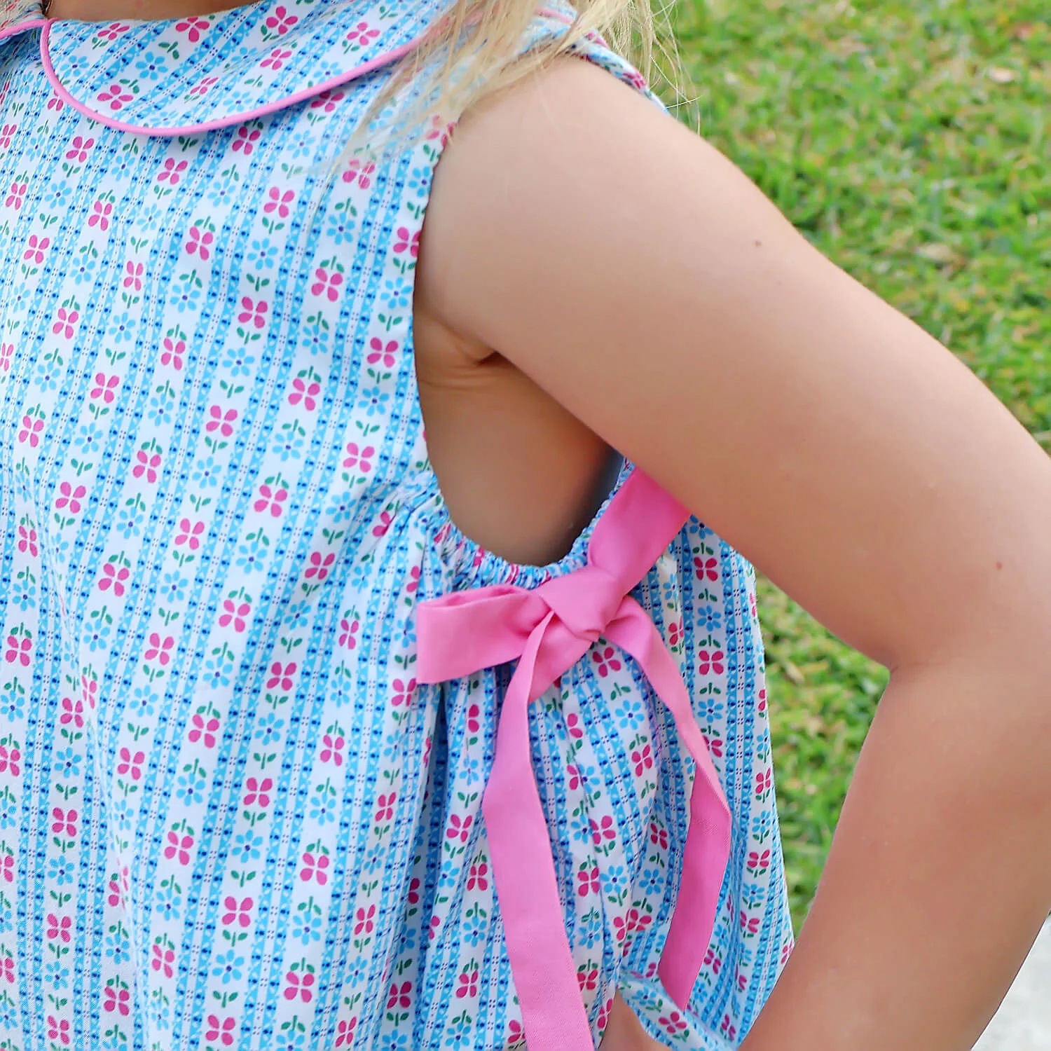 Floral Turquoise Grace Dress - Image 7