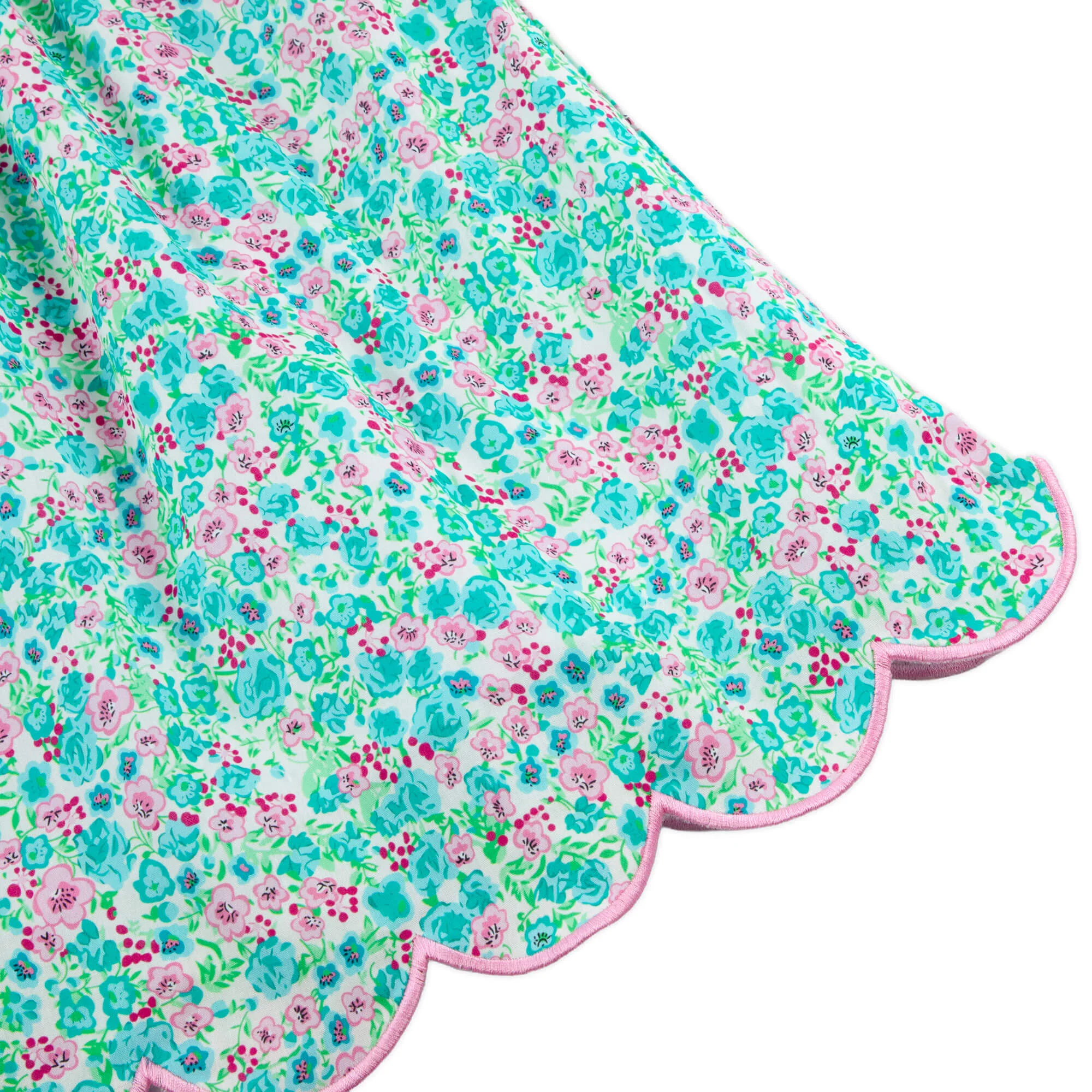 Floral Wonderland Turquoise Amelia Dress - Image 3