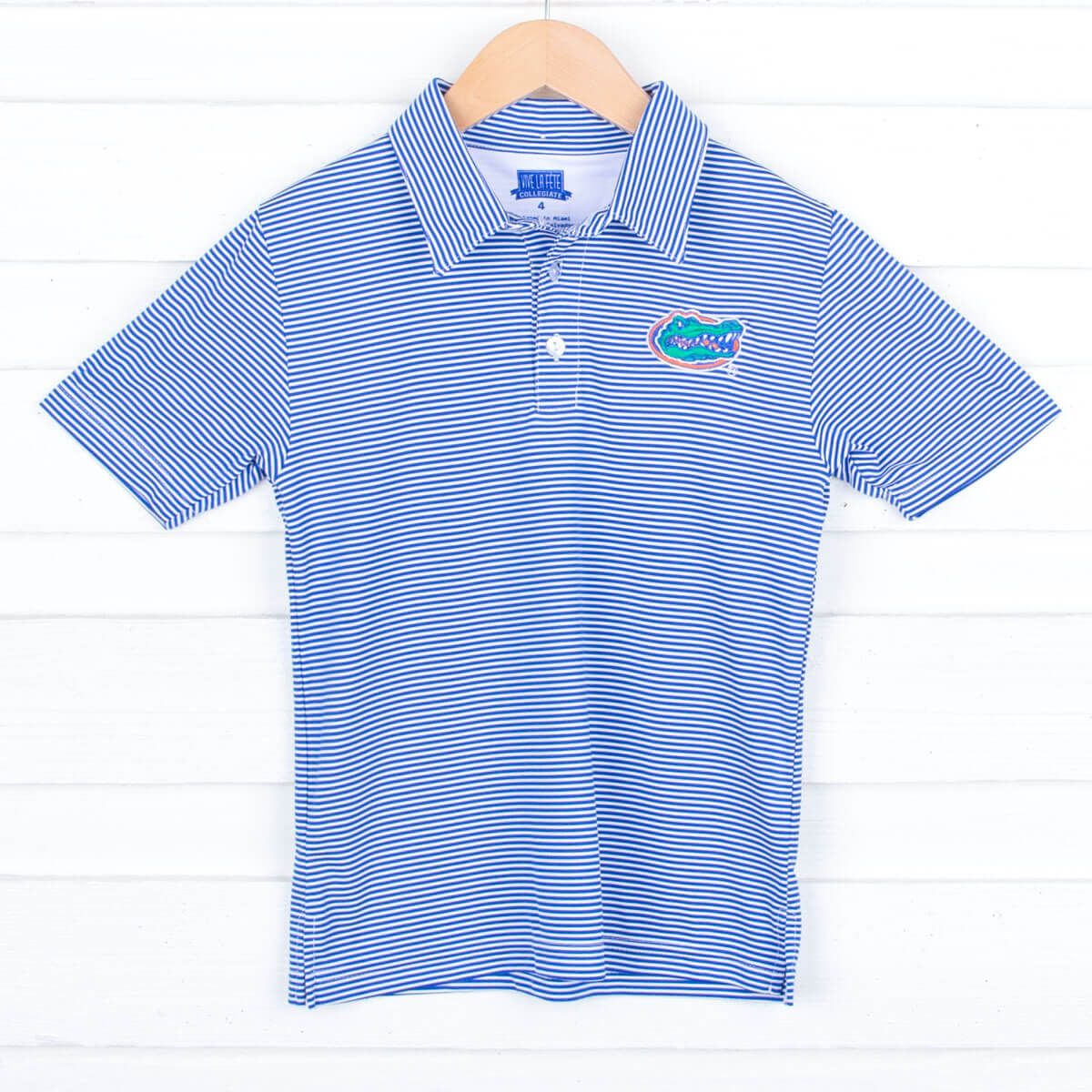Florida Embroidered Royal Blue Performance Polo - Image 2