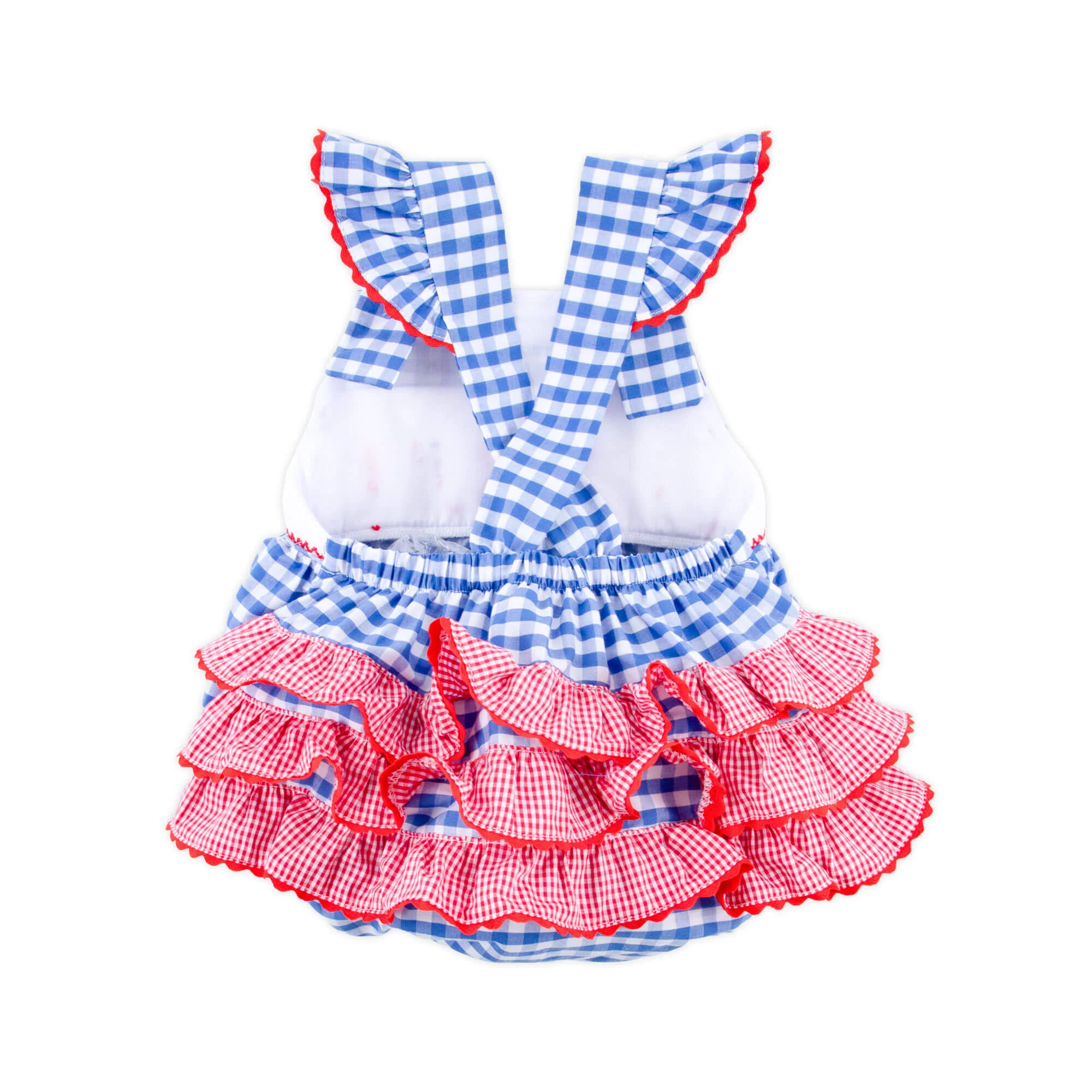 Fly The Flag Royal Blue Gingham Leah Bubble - Image 2