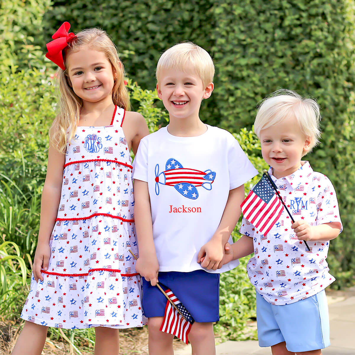 Flag Print Polo Shirt - Image 3