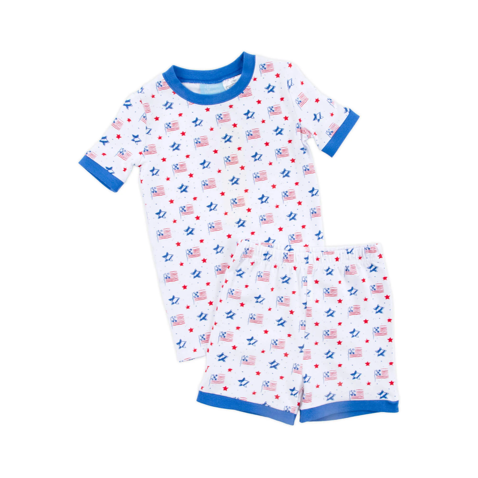 Flag Print Short Pajamas - Image 2