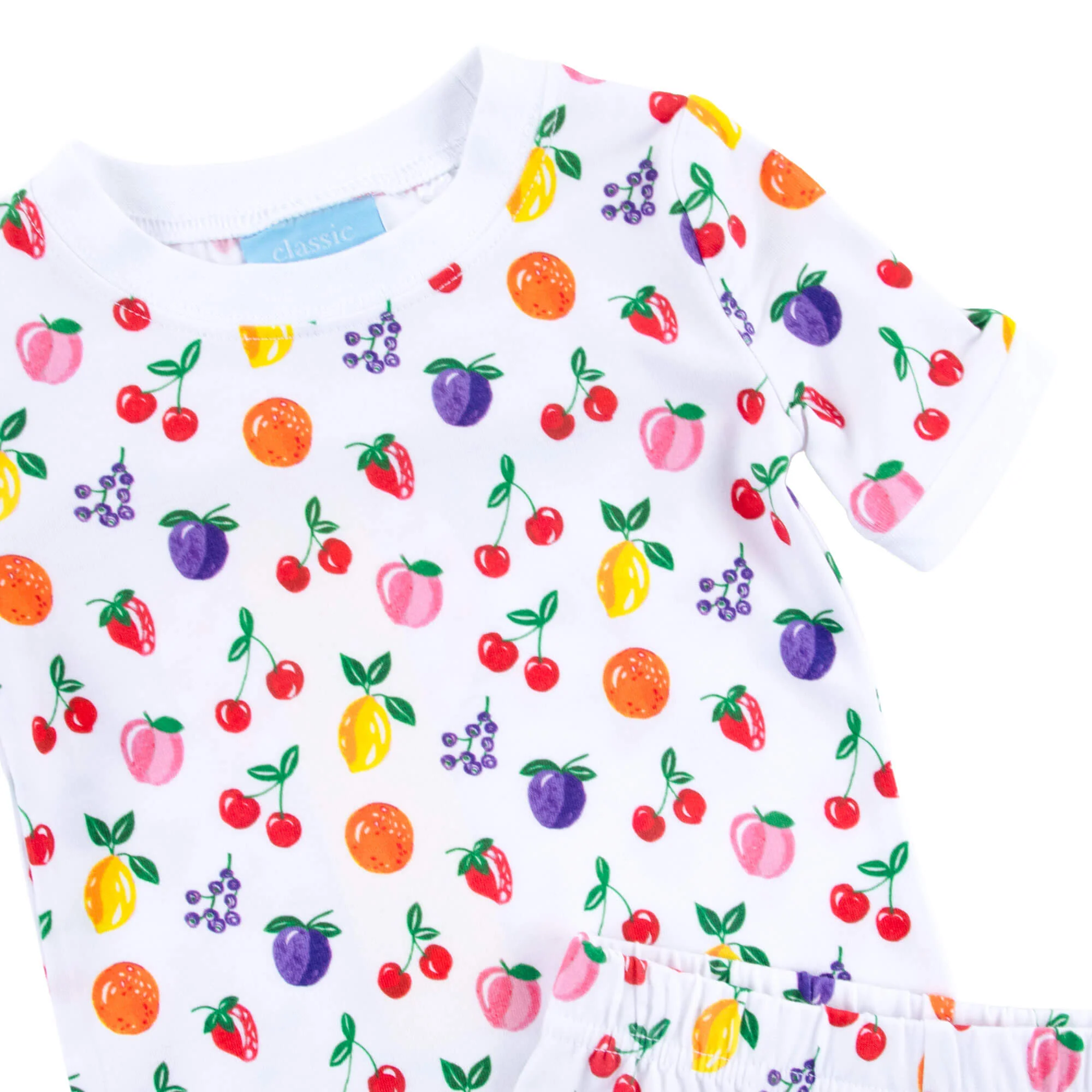 Fruity Print Short Pajamas - Image 4