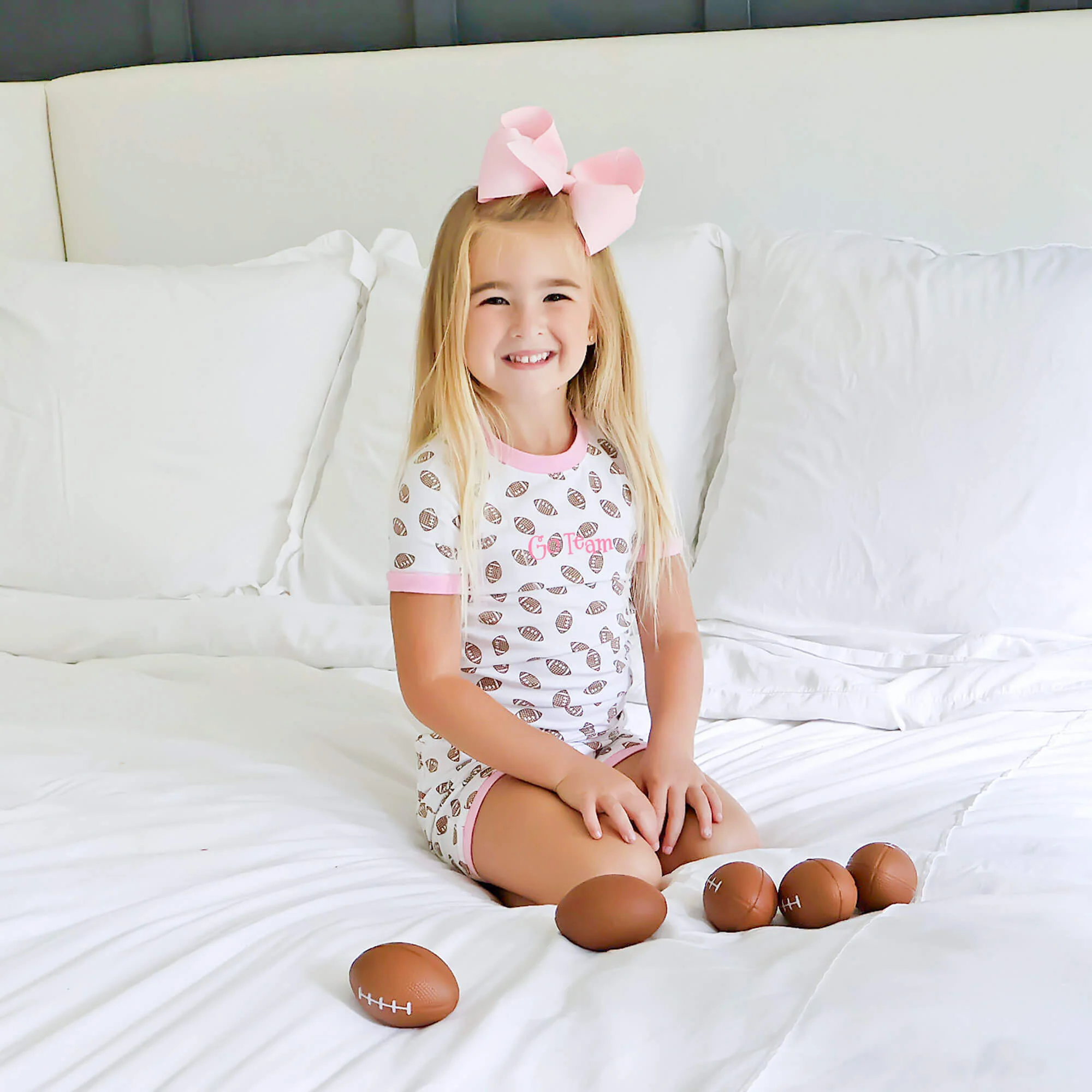 Game Day Football Short Pajamas - Image 2