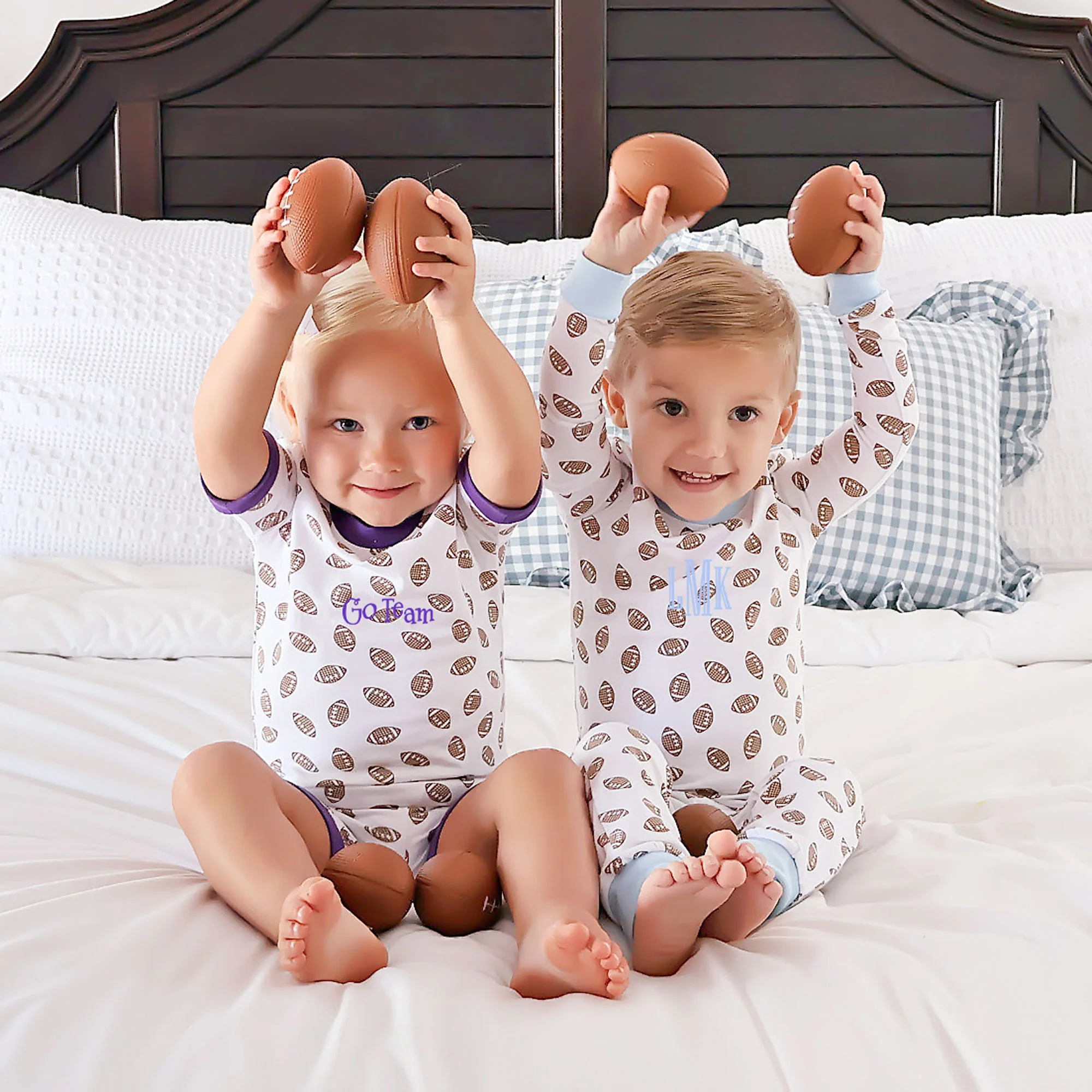Game Day Football Short Pajamas - Image 8