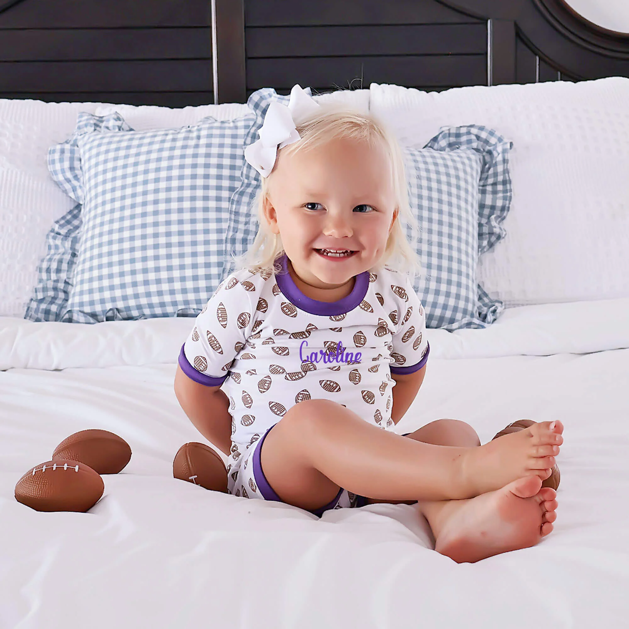 Game Day Football Short Pajamas - Image 9