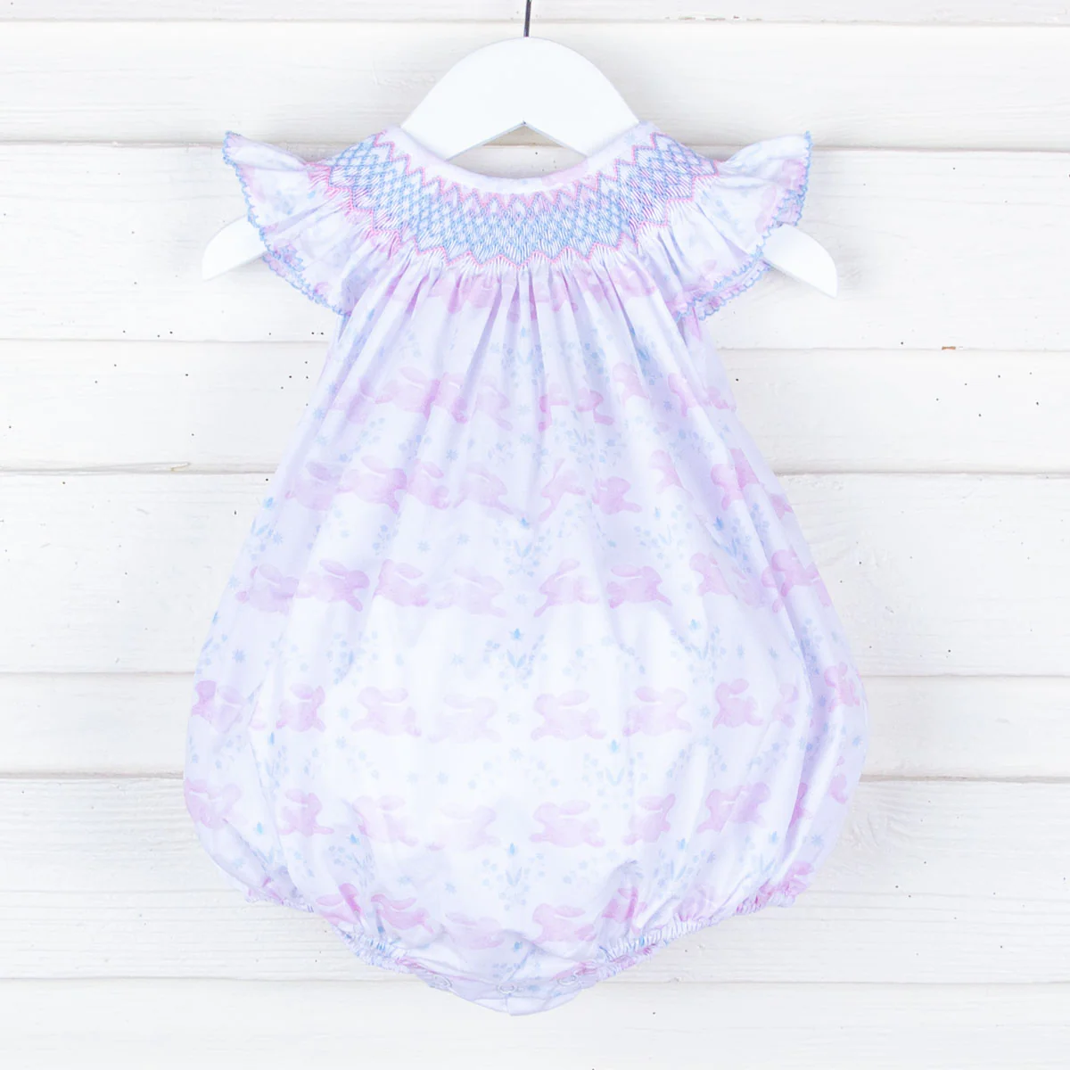 Geometric Smocked Bunny Bloom Bubble - Image 2