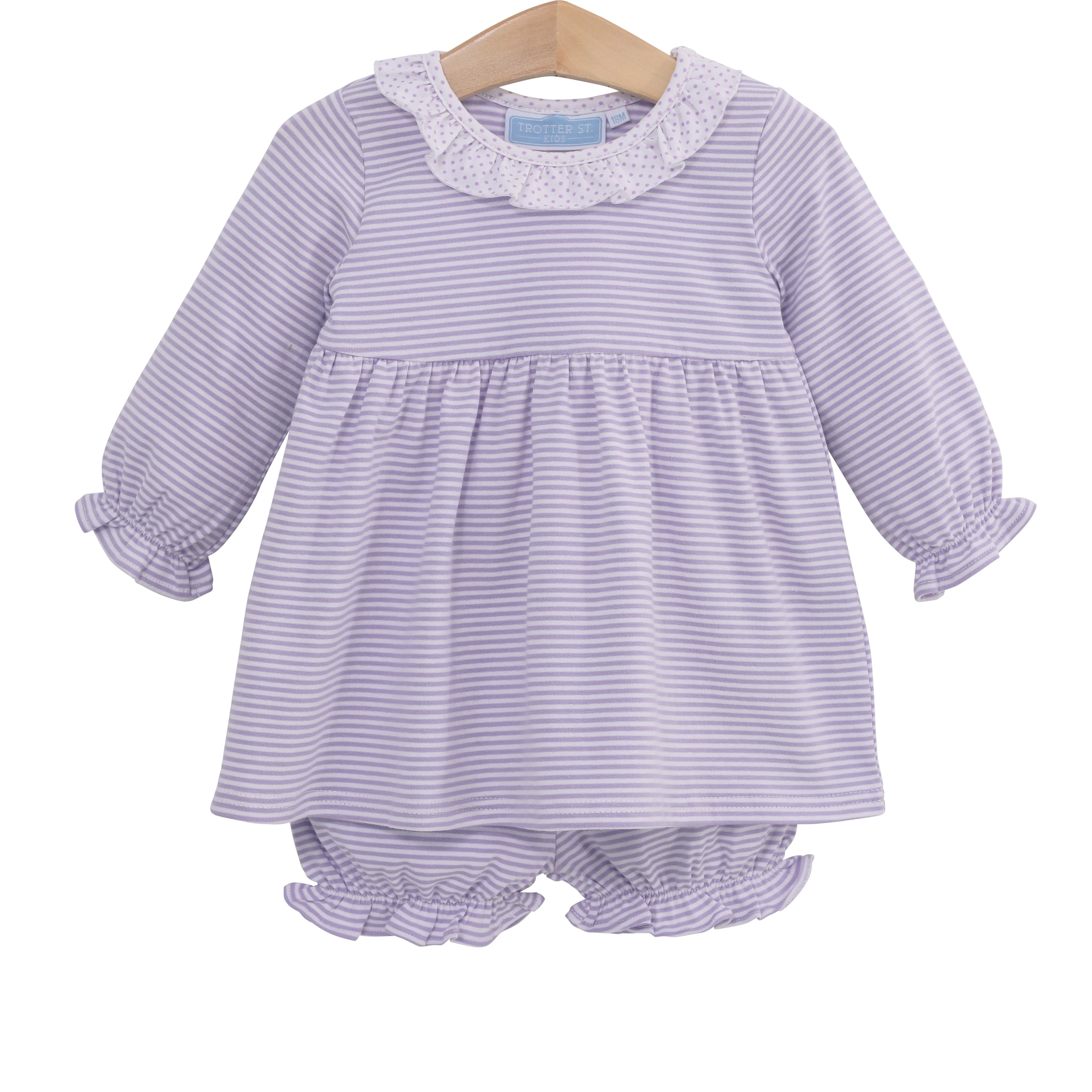 Georgia Stripe Knit Bloomer Set - Image 3