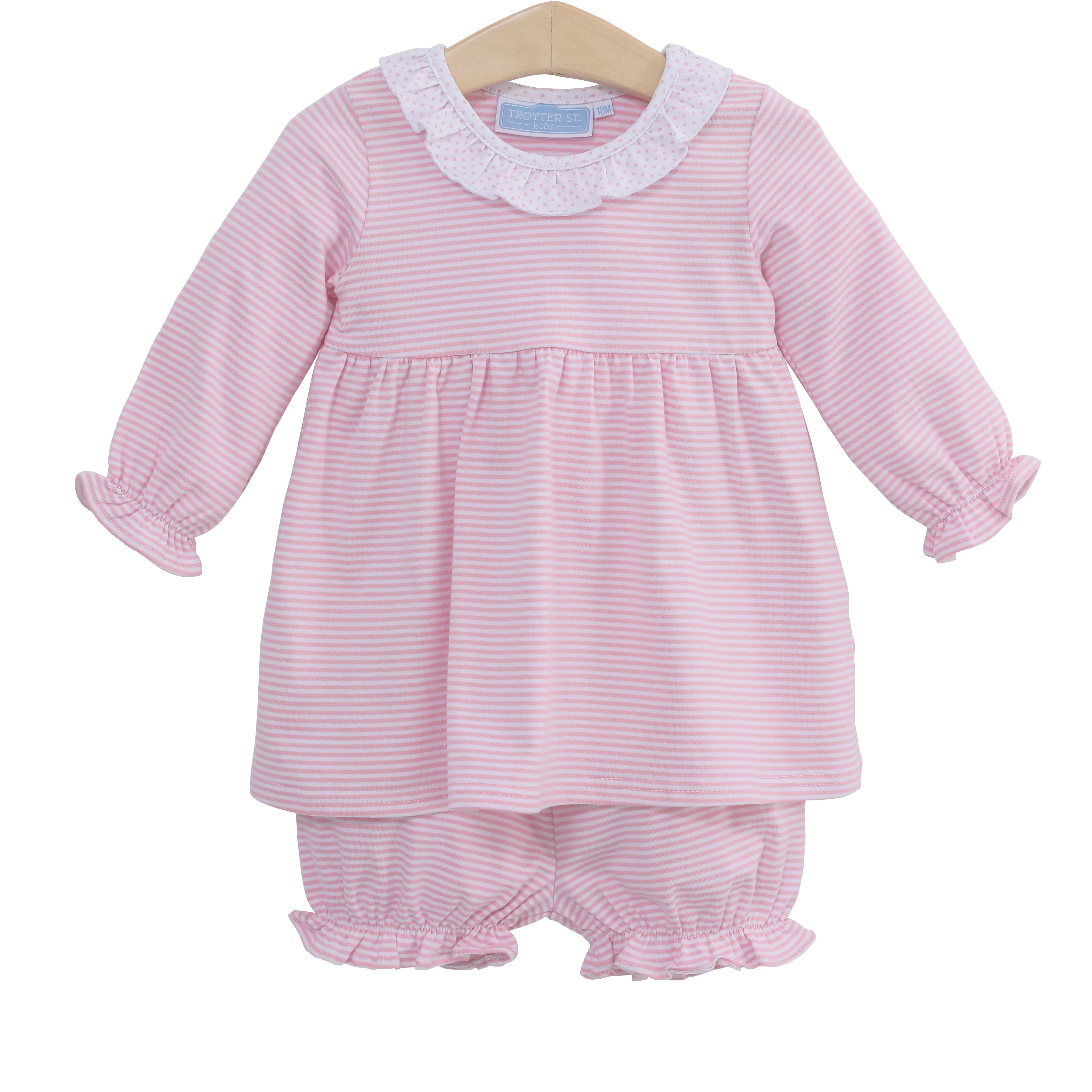 Georgia Stripe Knit Bloomer Set - Image 4