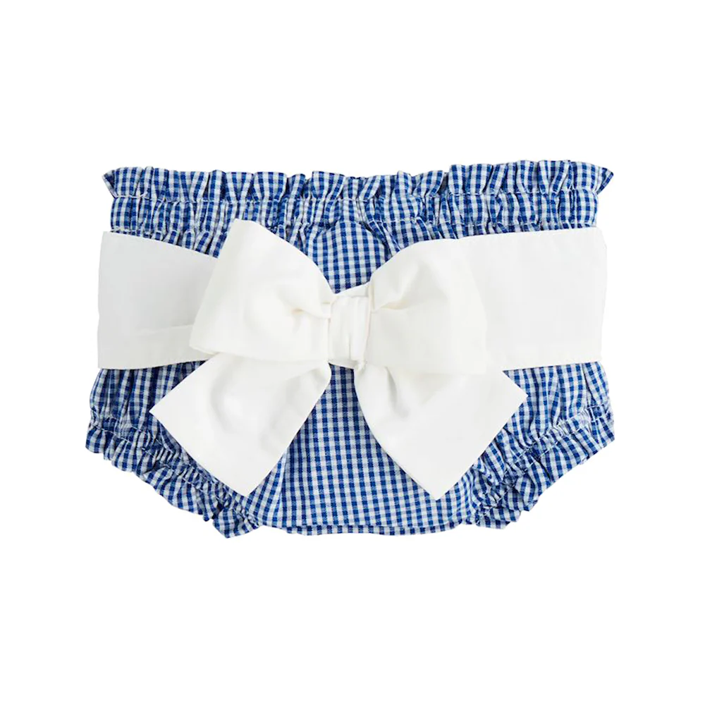 Gingham Bow Diaper Covers - Image 2