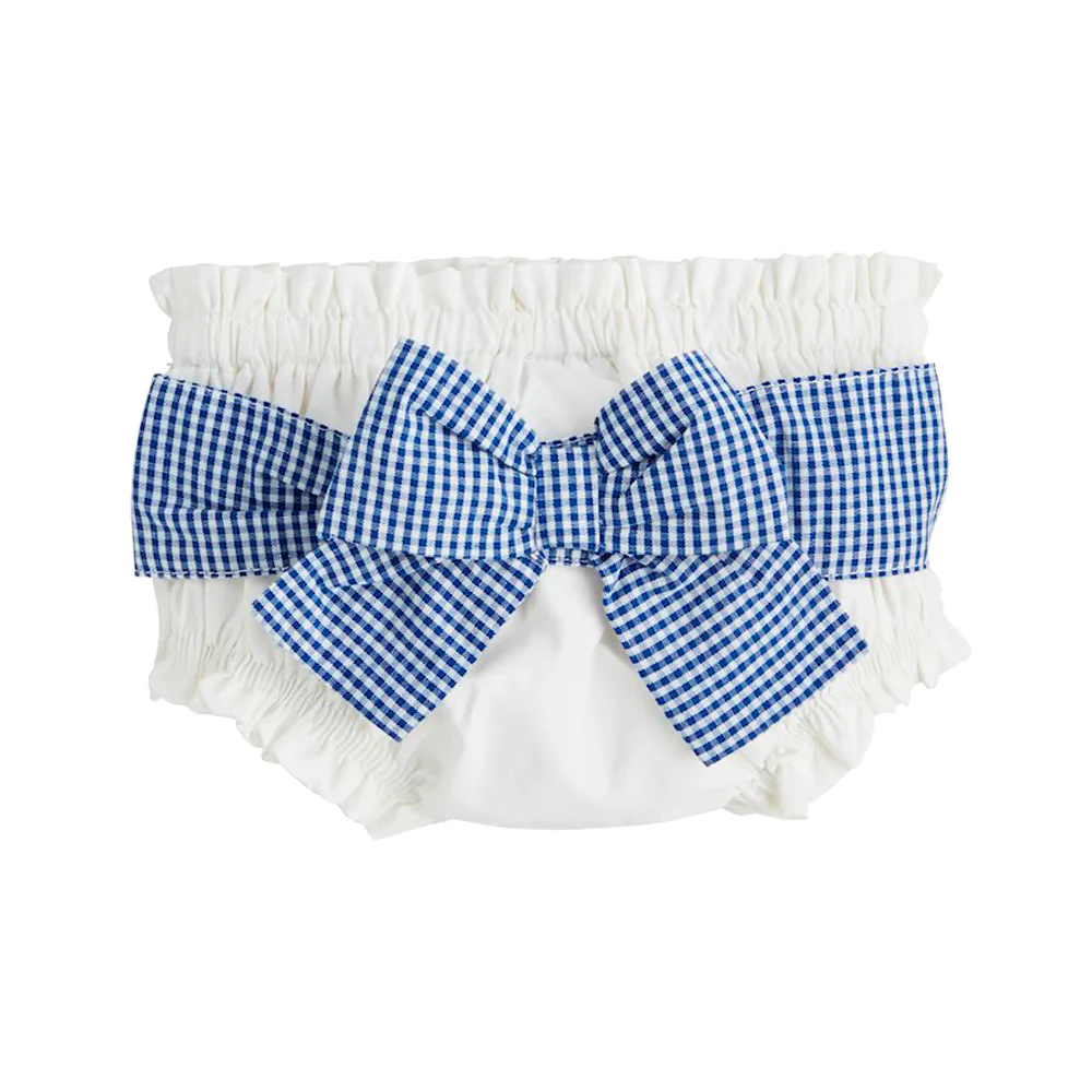 Gingham Bow Diaper Covers - Image 3