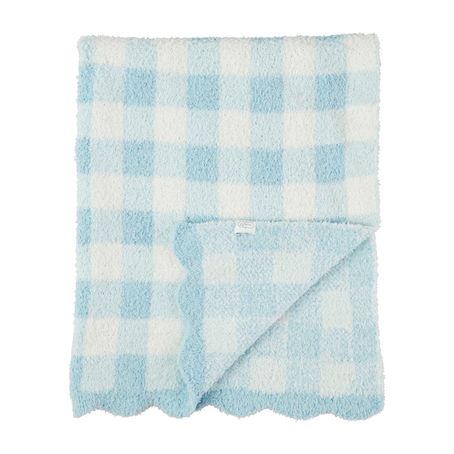 Gingham Chenille Blanket - Image 2