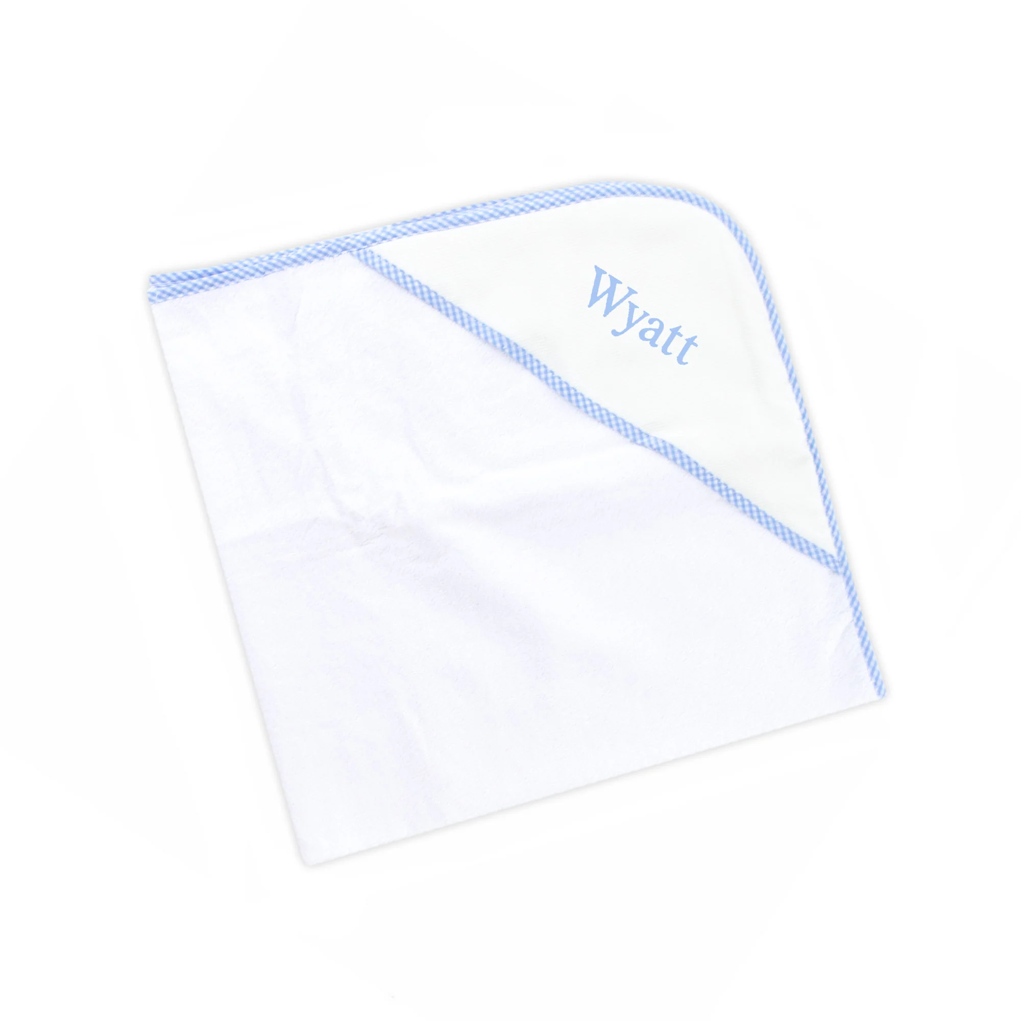 Gingham Hooded Towel - Image 2