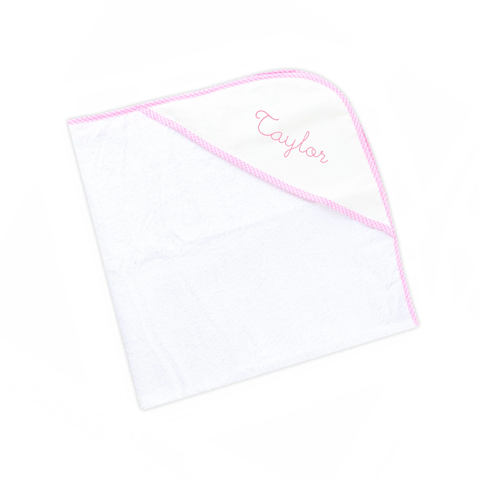 Gingham Hooded Towel - Image 3