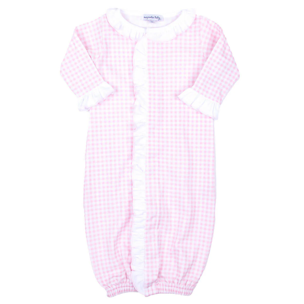 Mini Checks Knit Converter Gown - Image 3