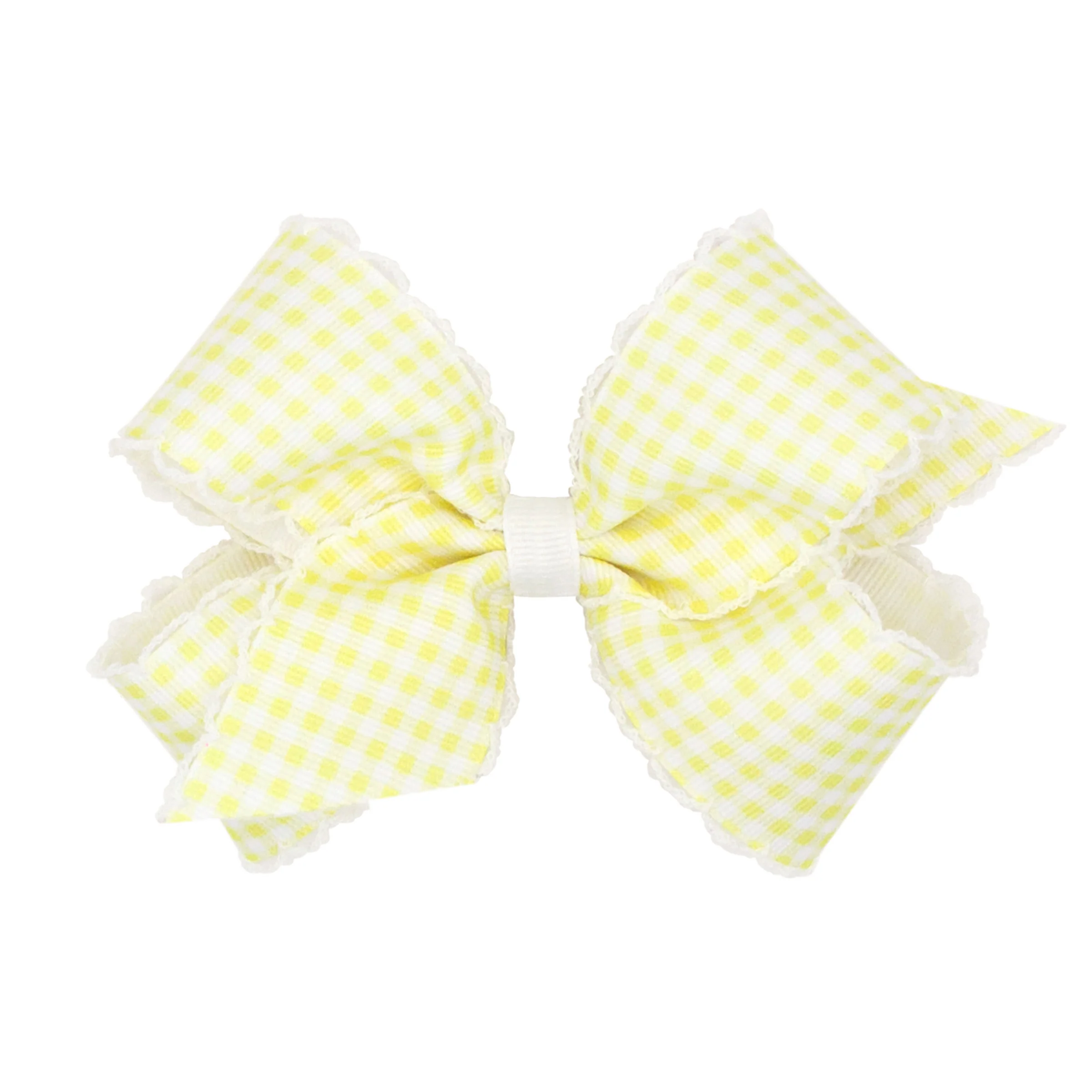 Gingham Moonstitch Bow - Image 2