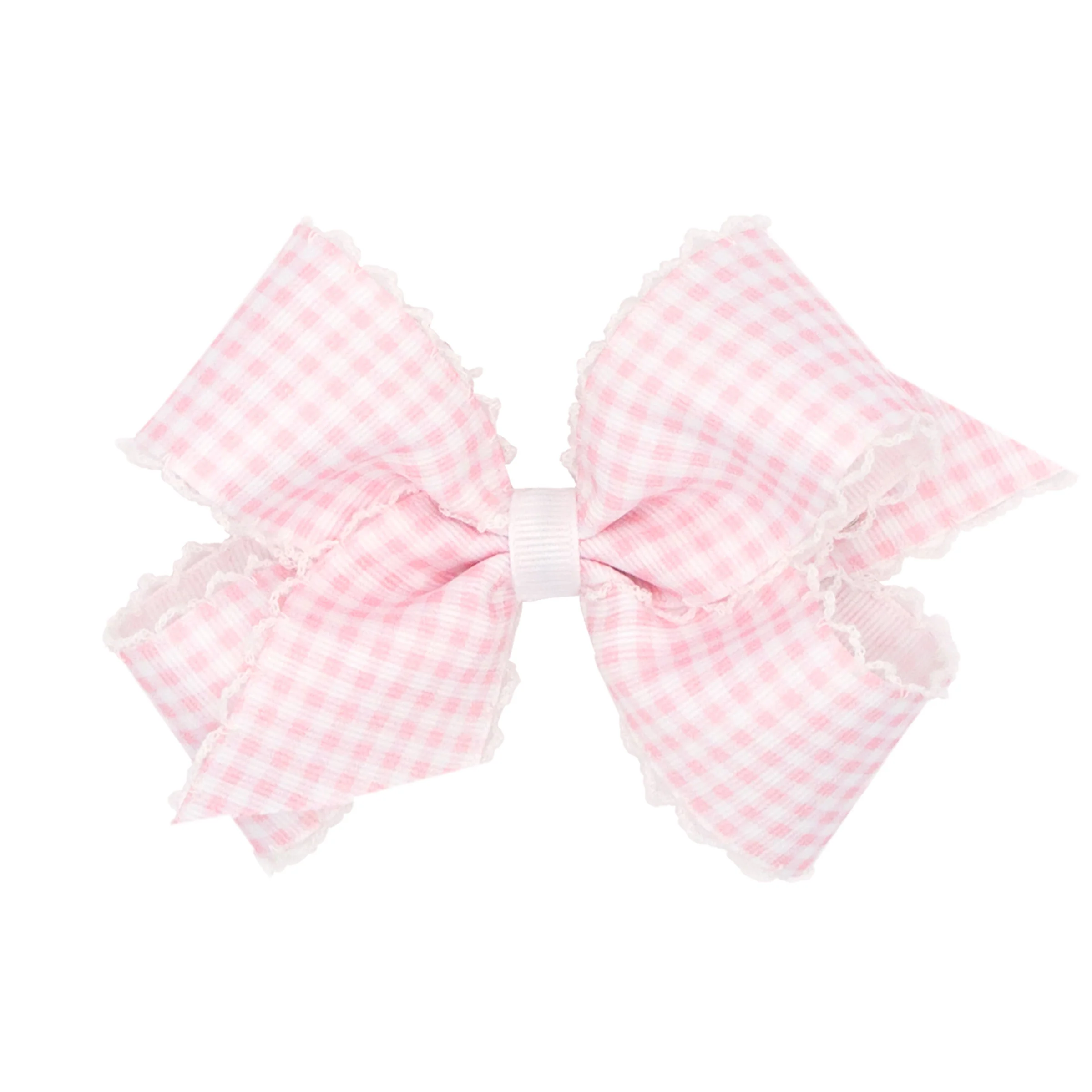 Gingham Moonstitch Bow - Image 6