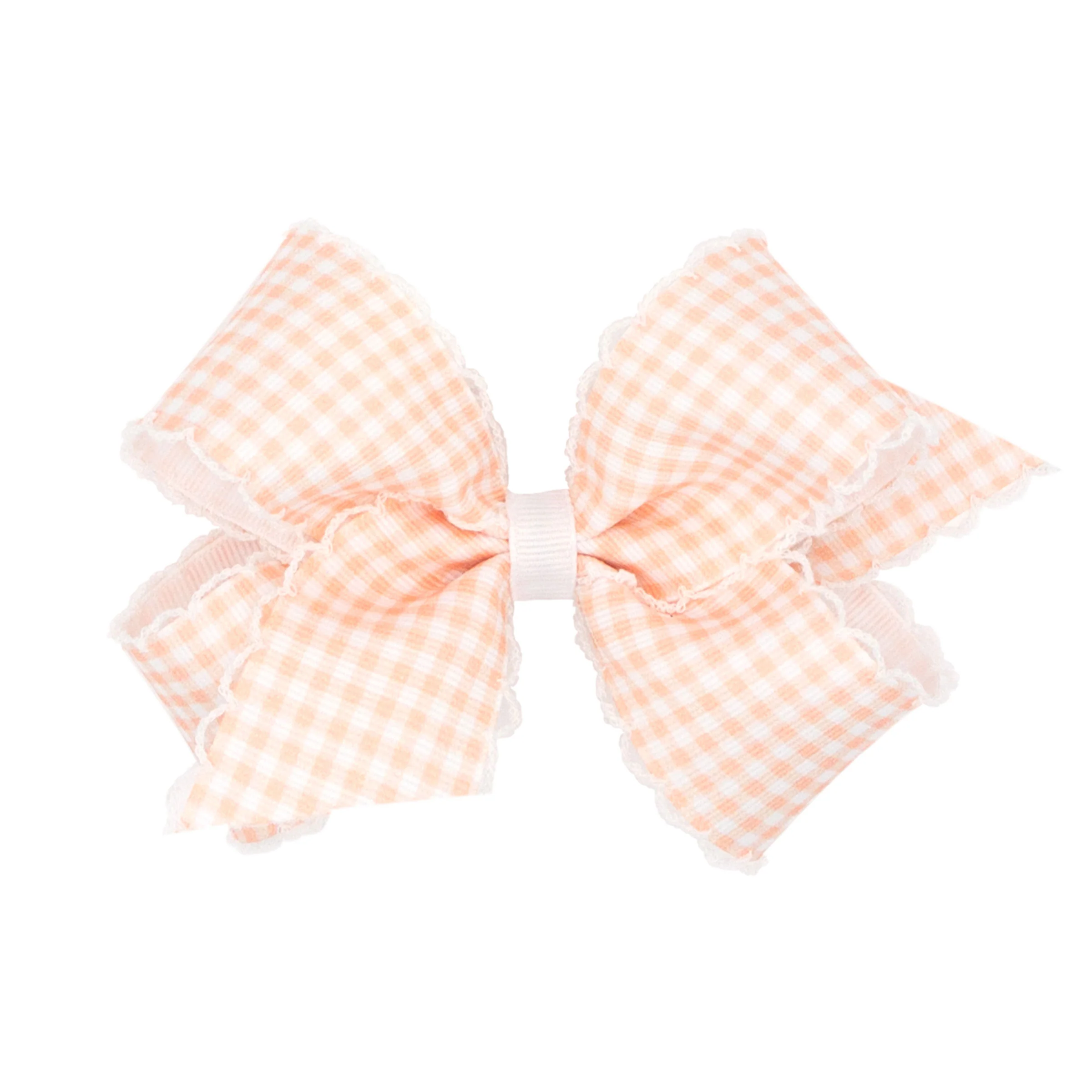 Gingham Moonstitch Bow - Image 7