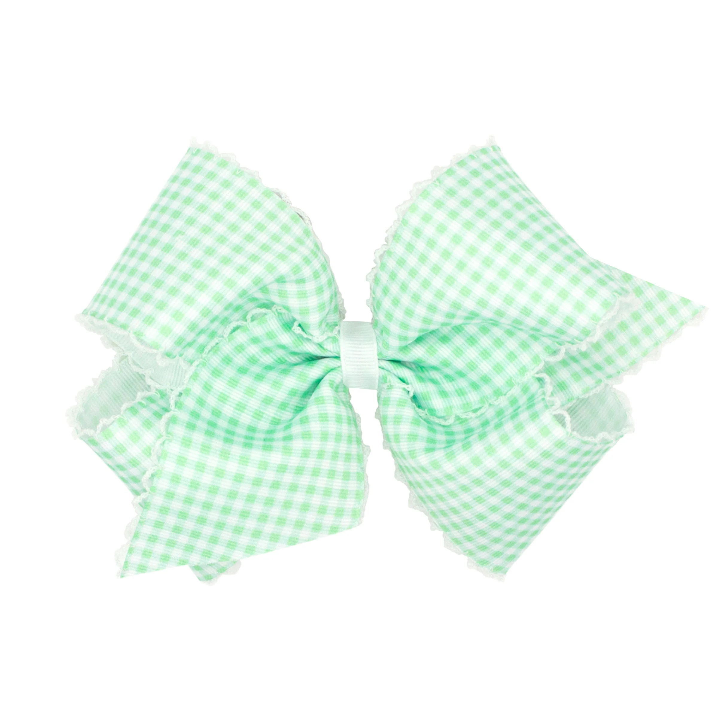 Gingham Moonstitch Bow - Image 8
