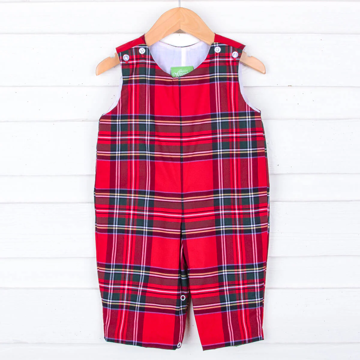 Goldbridge Plaid Red Longall - Image 3