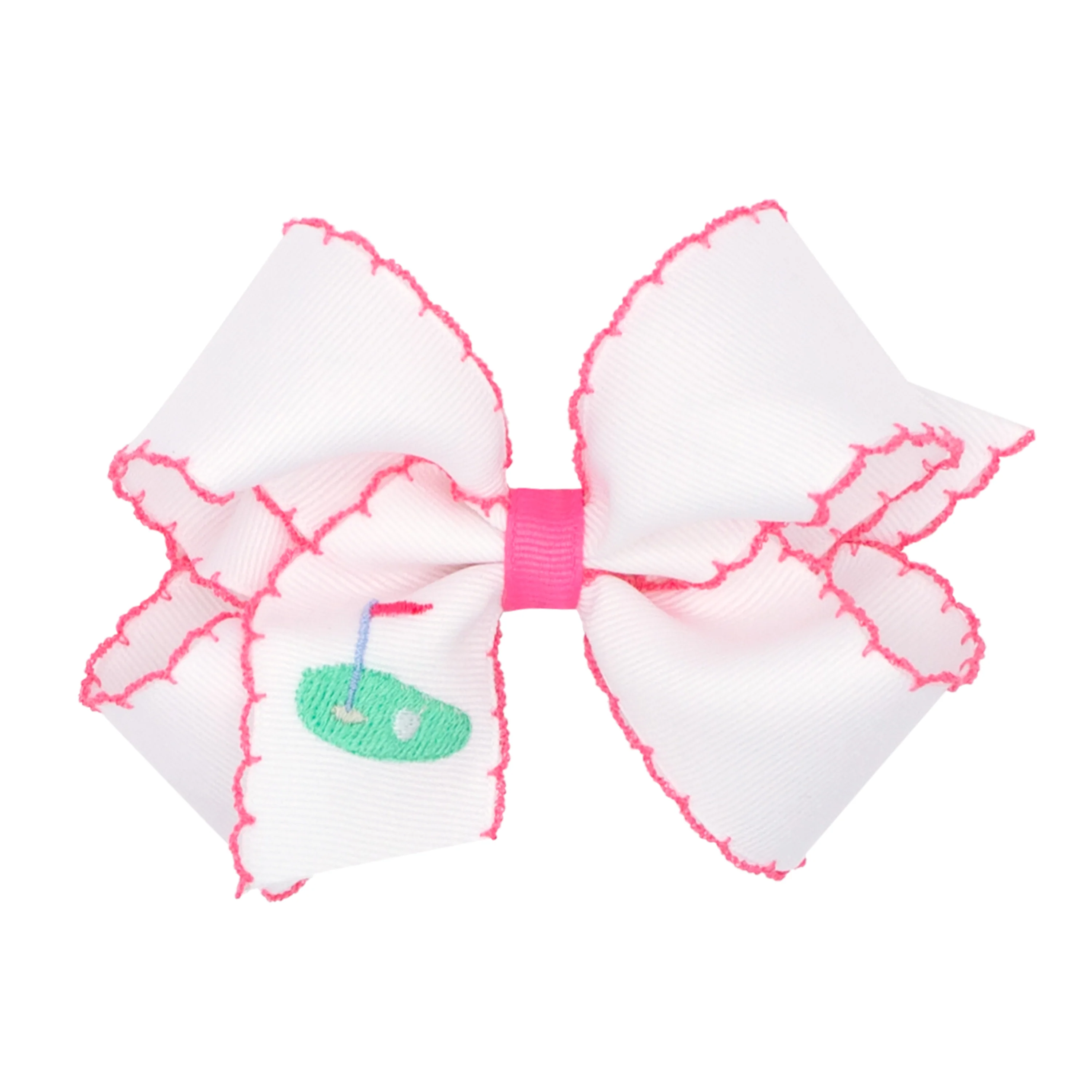 Golf Country Club Embroidered Moonstitch Bow - Image 4