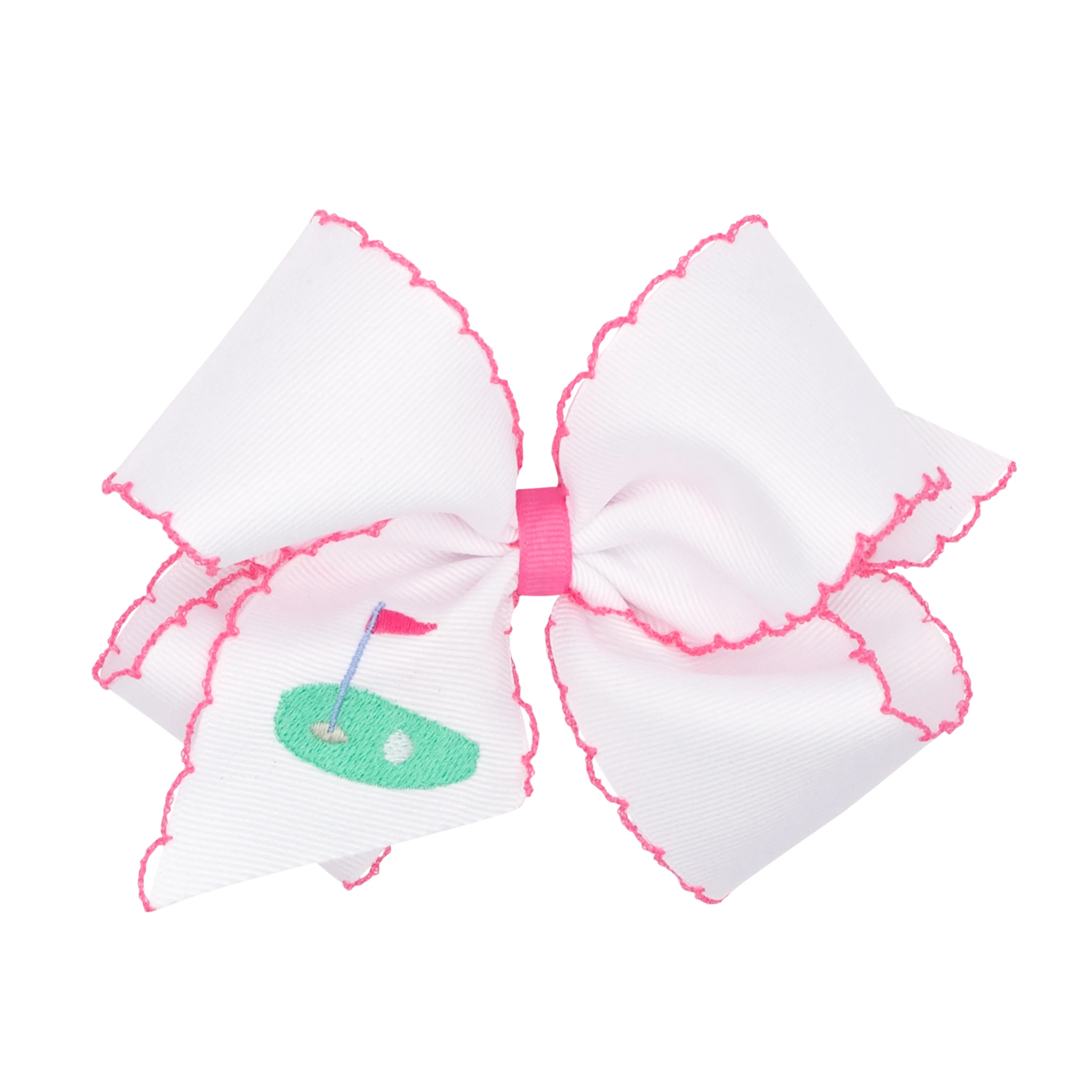 Golf Embroidered Moonstitch Bow - Image 2