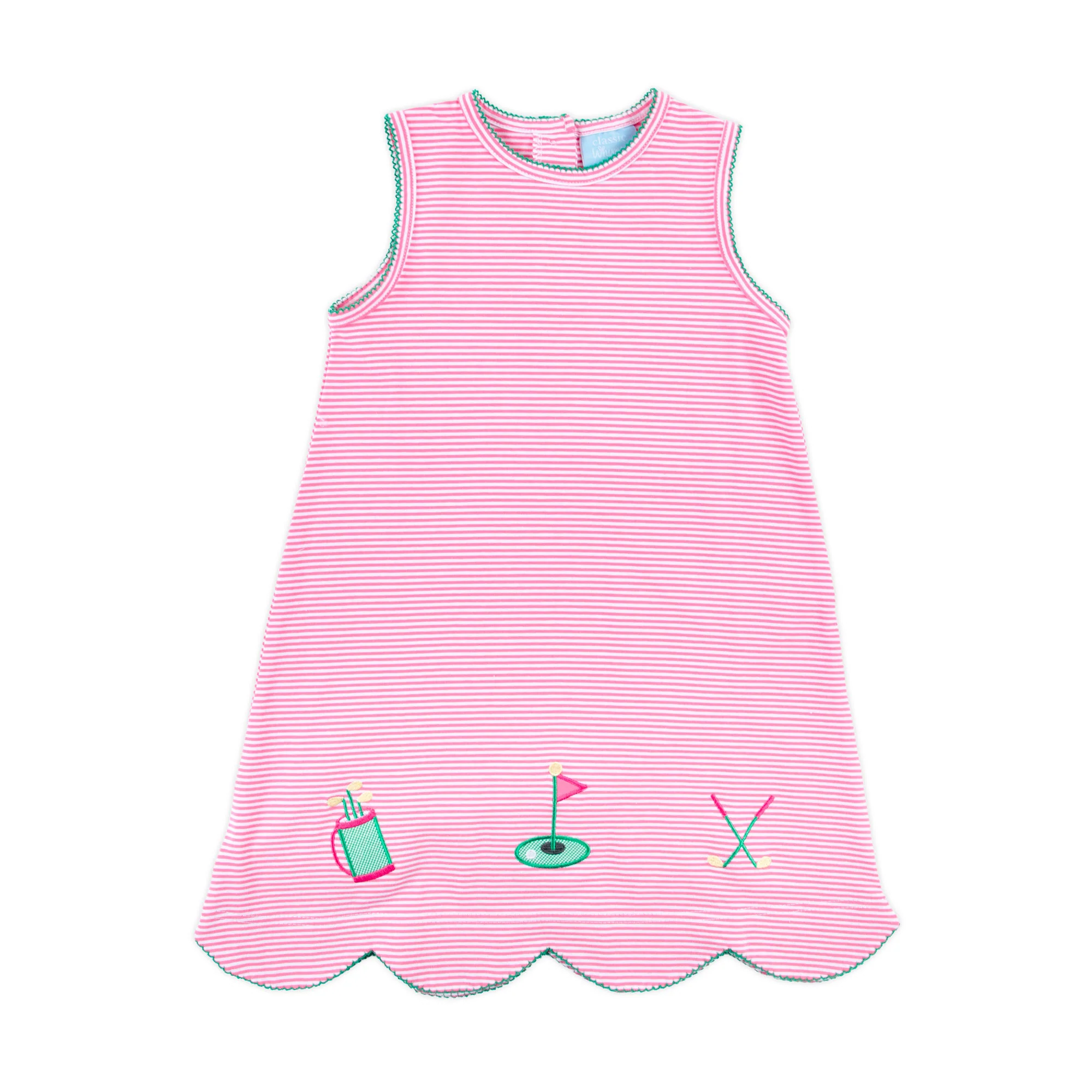 Golf Life Pink Stripe Cleo Dress - Image 2