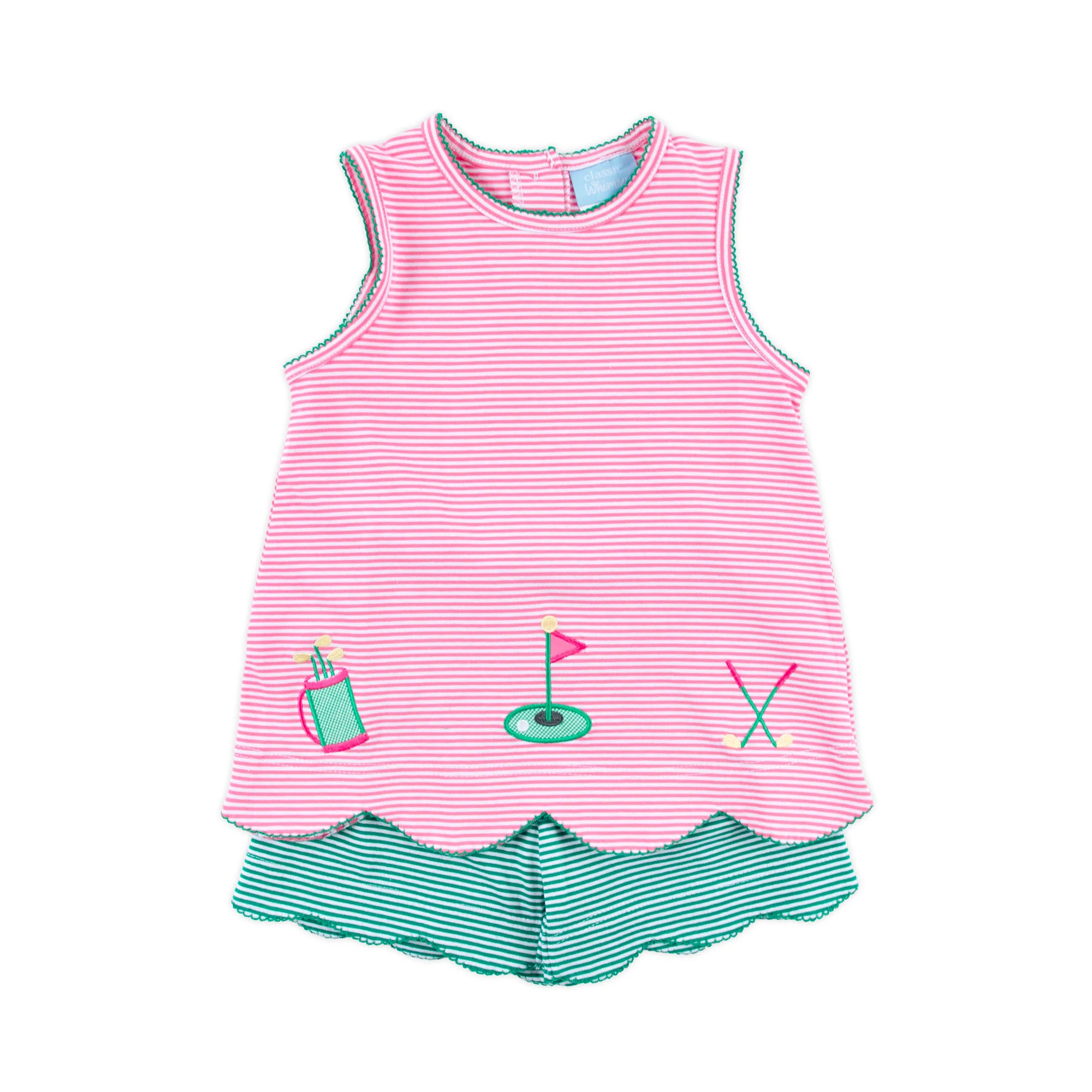 Golf Life Pink Stripe Cleo Short Set - Image 7