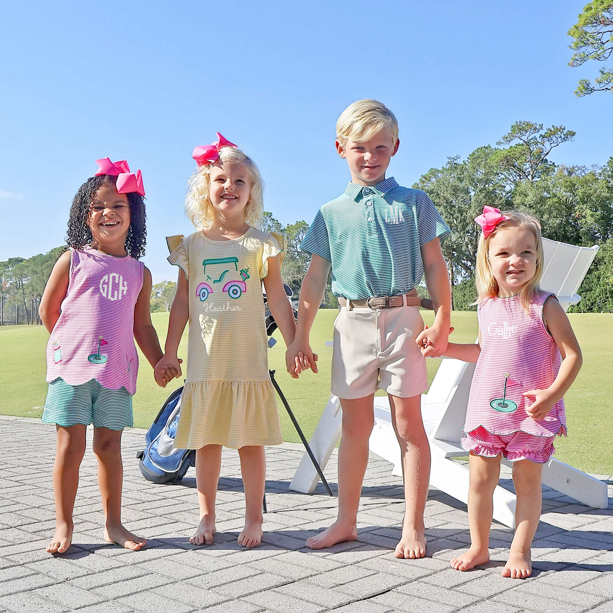 Golf Life Pink Stripe Cleo Short Set - Image 8