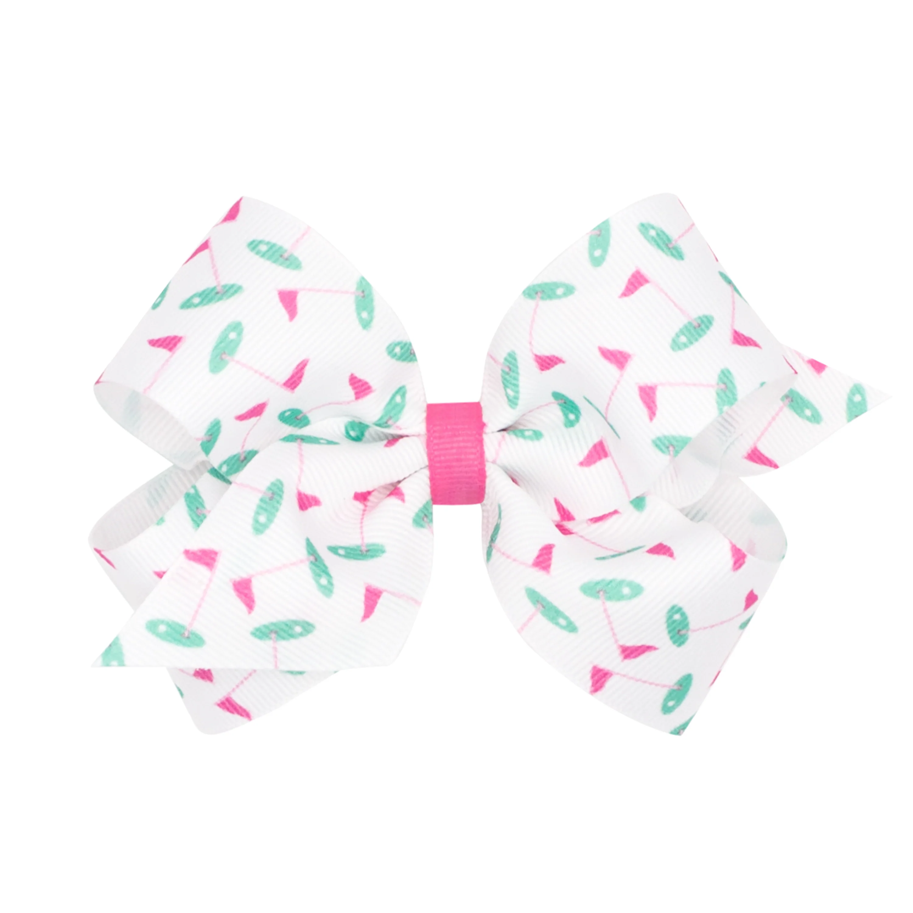 Golf Country Club Print Grosgrain Bow - Image 3