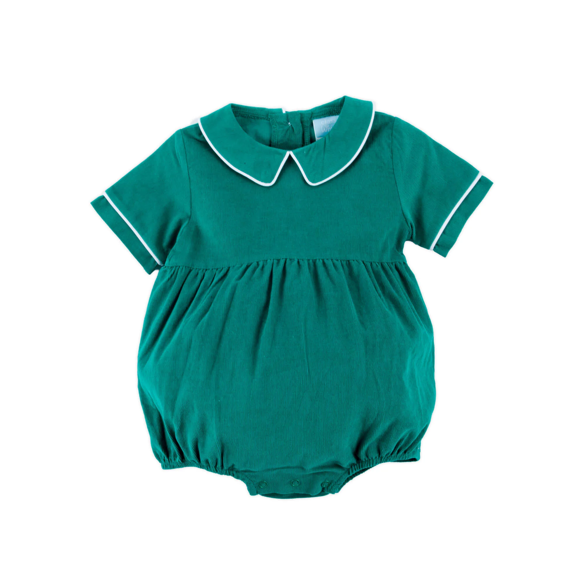 Green Corduroy Collared Bubble - Image 4